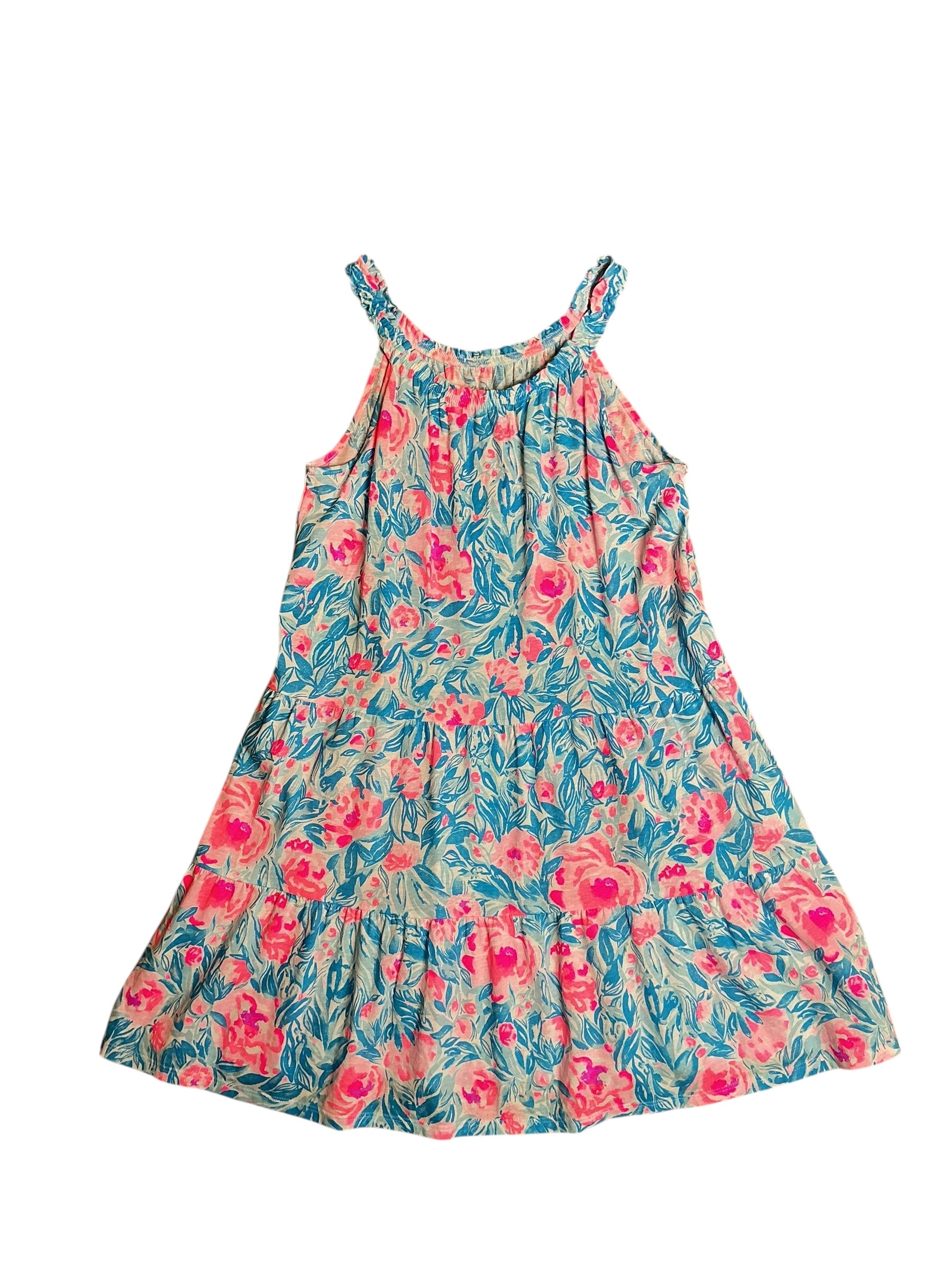 Lilly Pulitzer Girls Loro Swing Dress My Little Peony - Size XL 12-14