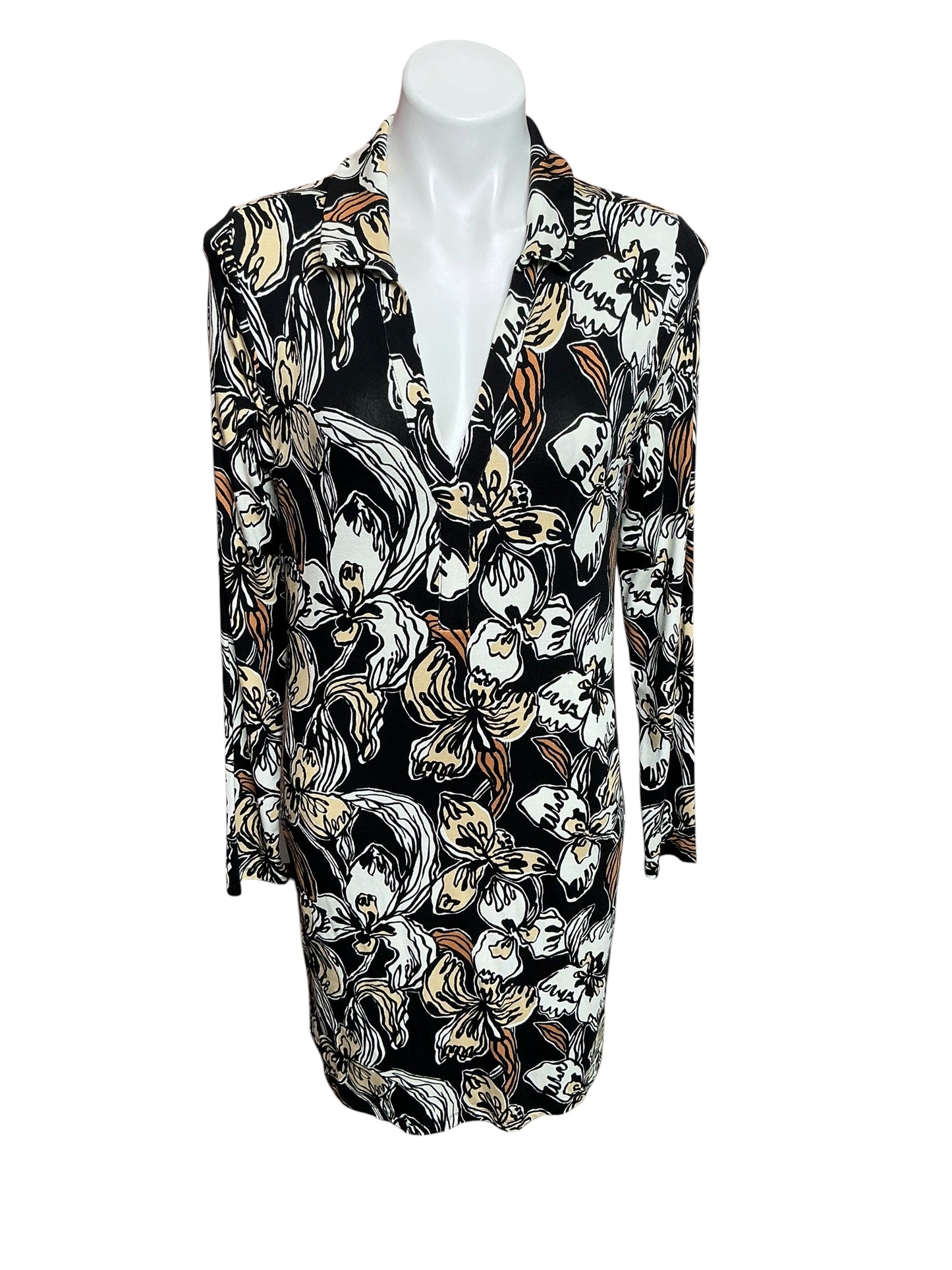 Lilly Pulitzer NWT Alalynn Long Sleeve Romper Onyx Irisistable - Size M