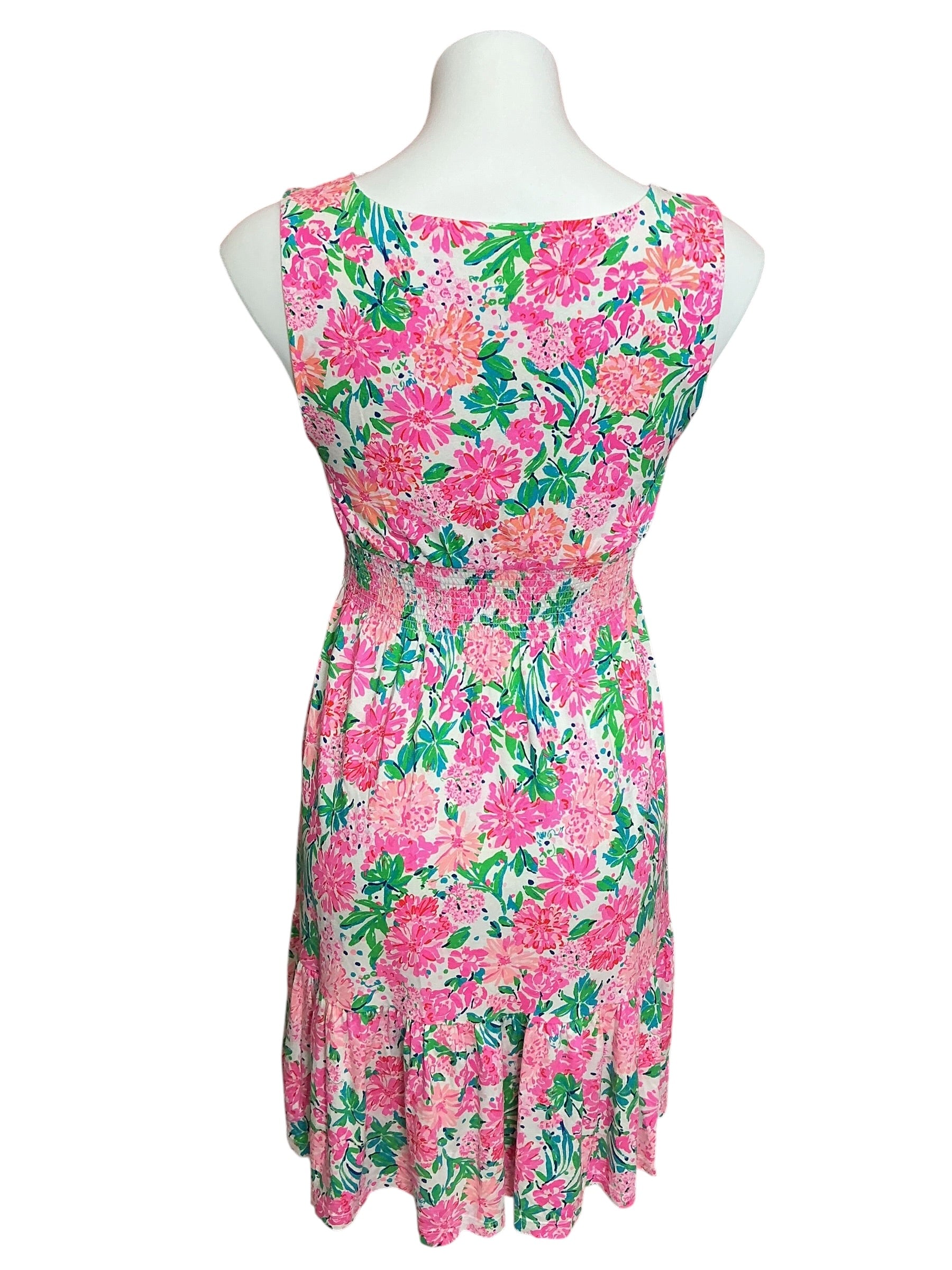 Lilly Pulitzer Vivette Fit N Flare Dress Resort White That’s What I Herd - Size S
