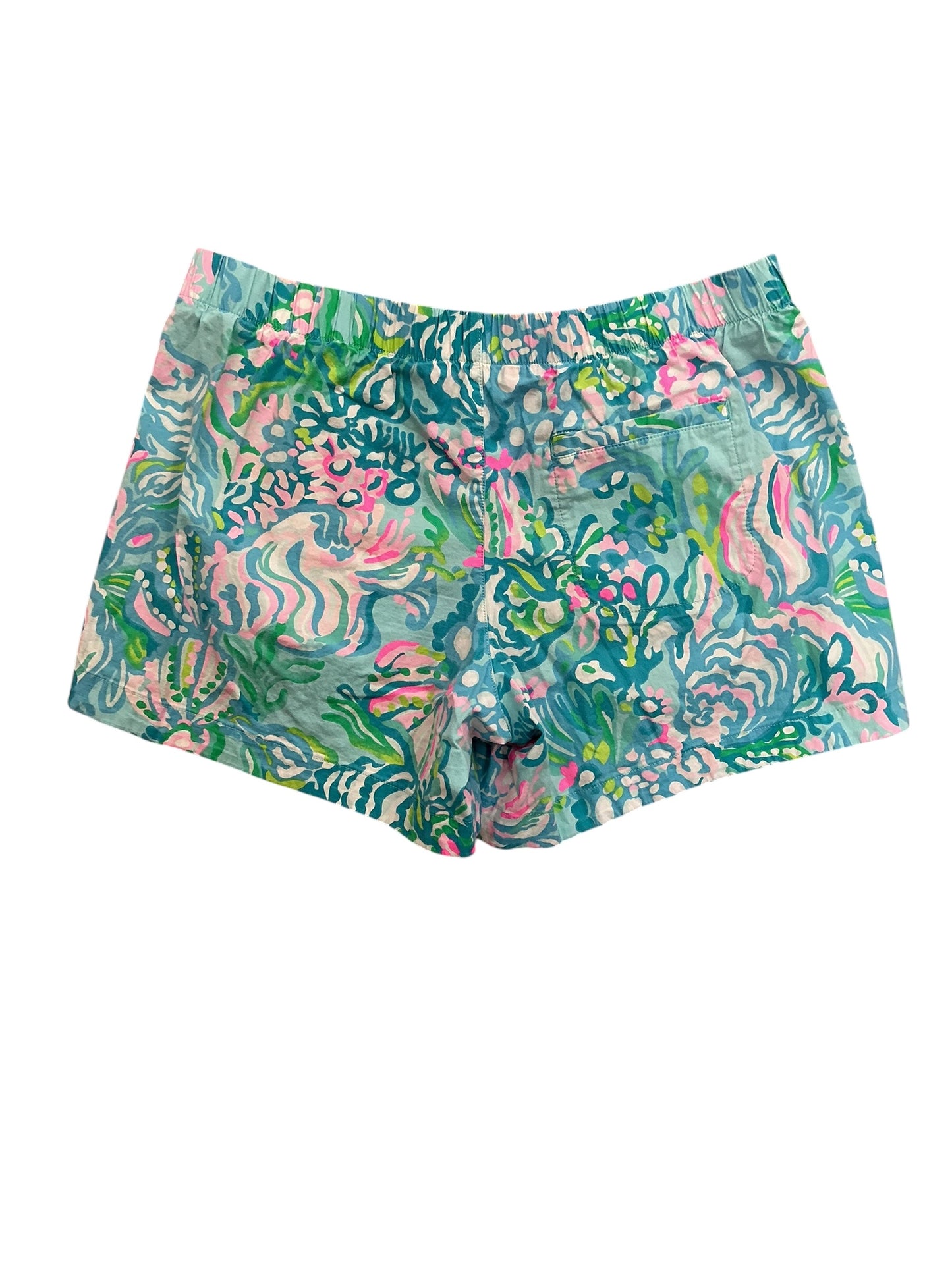 Lilly Pulitzer Ocean View Shorts Aqua La Vista - Size S