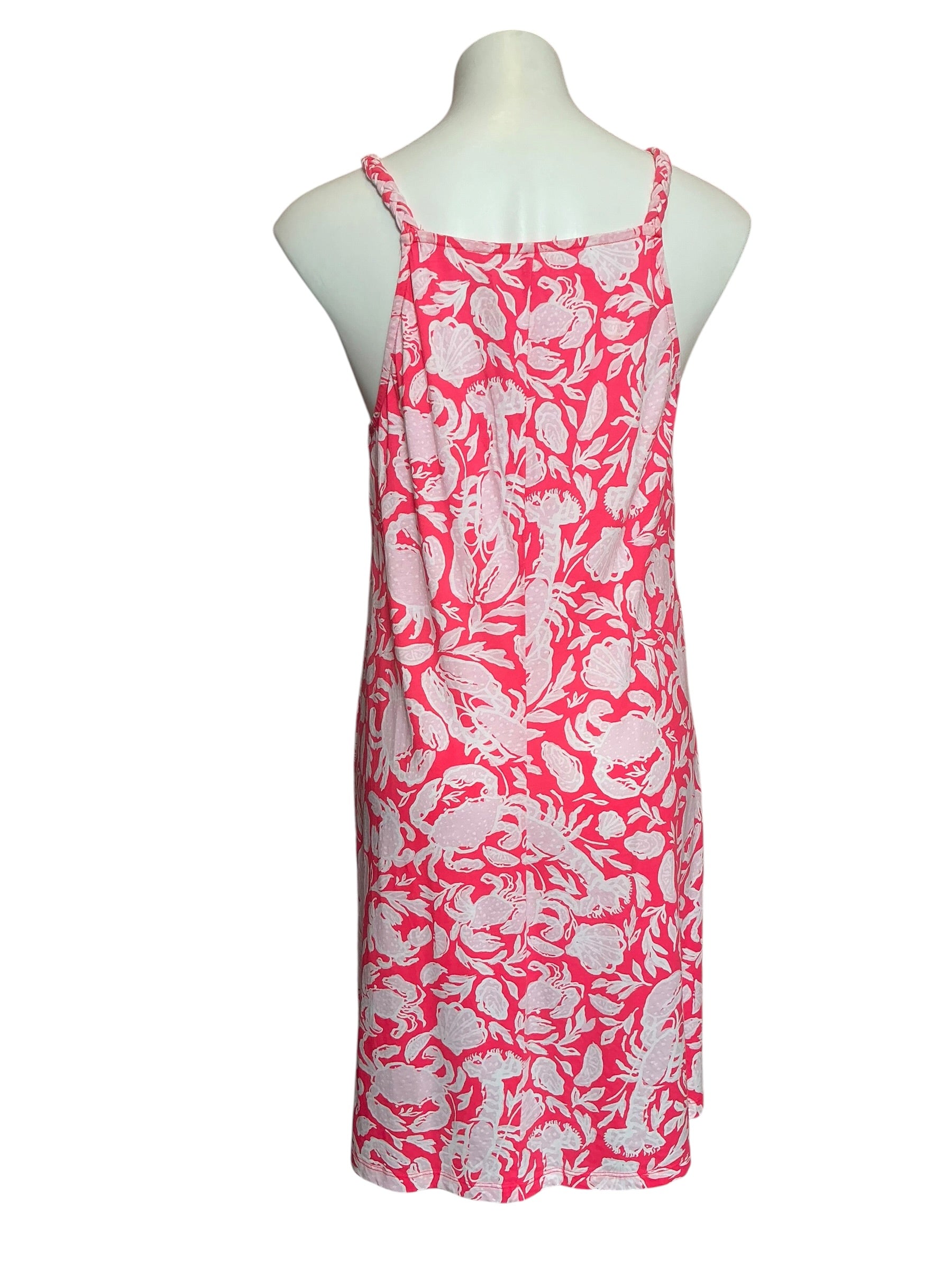 Lilly Pulitzer Kyleigh Dress Cane Coral Crab Collab - Size M