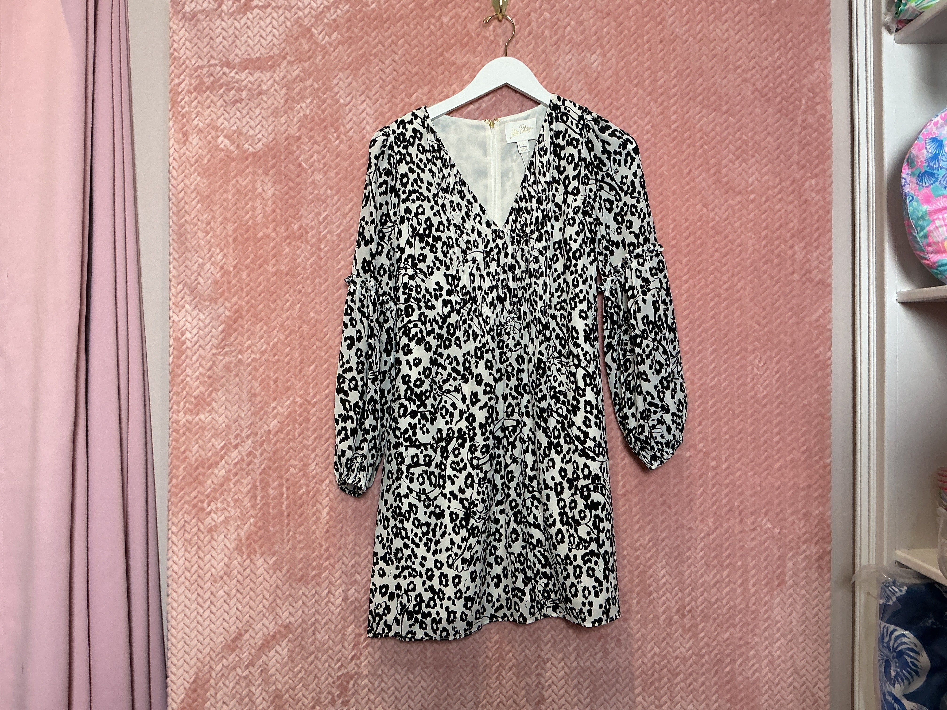 Lilly Pulitzer NWT Cleme Silk Dress Coconut Lets Pawty