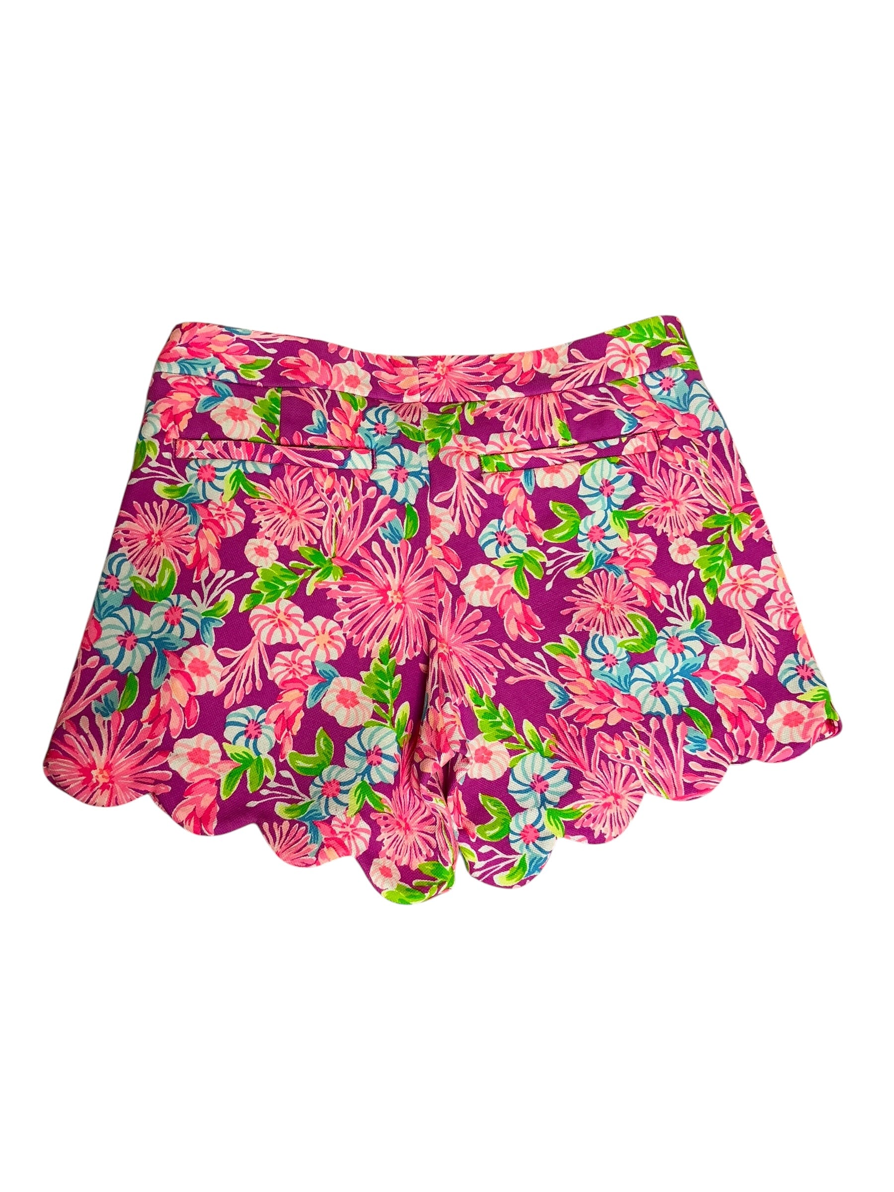 Lilly Pulitzer Buttercup Knit Shorts Moms The Word - Size 2