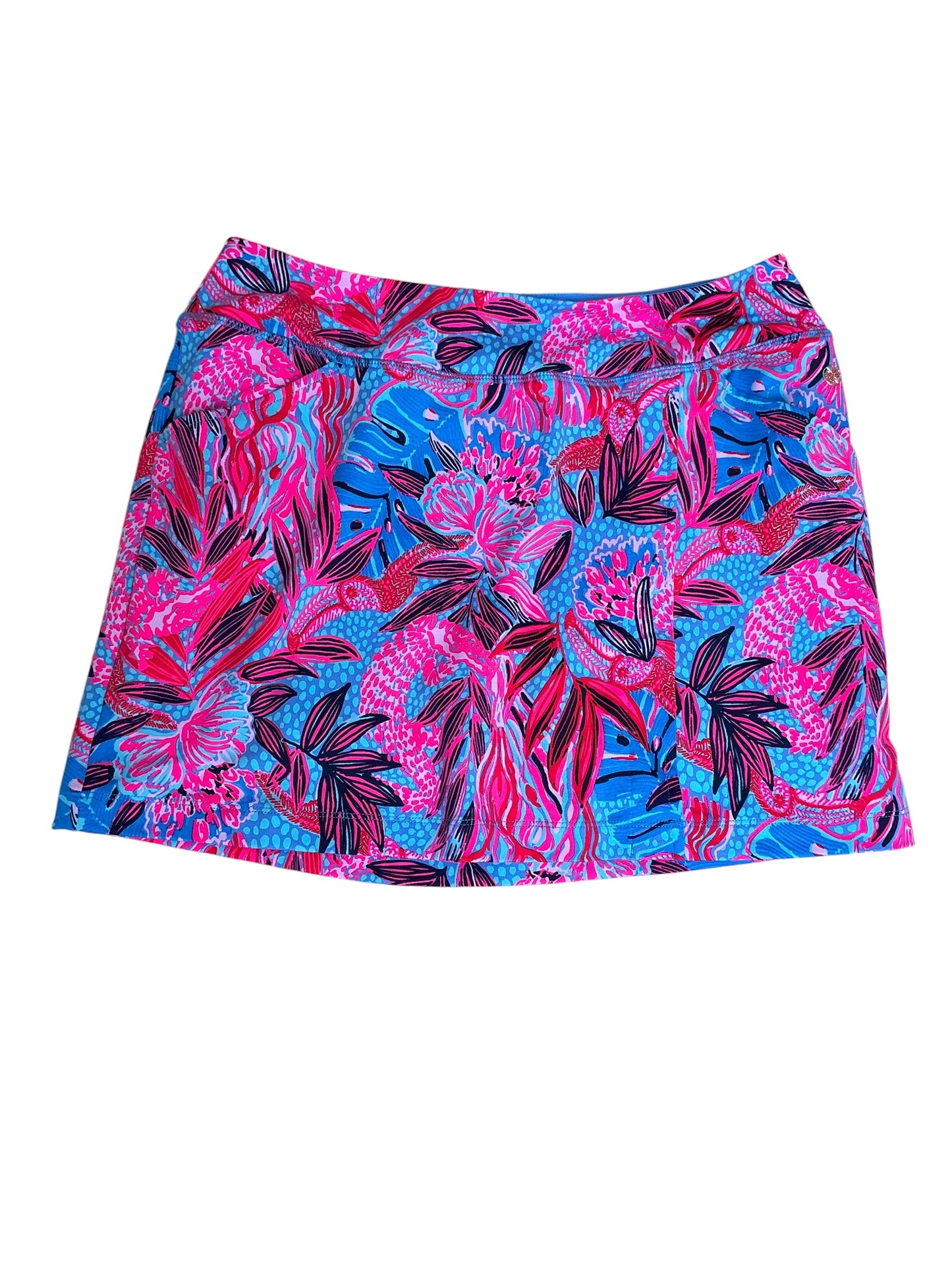 Lilly Pulitzer  NWT Semana Skort UPF 50+ Ruby Red Wild Times - Size L