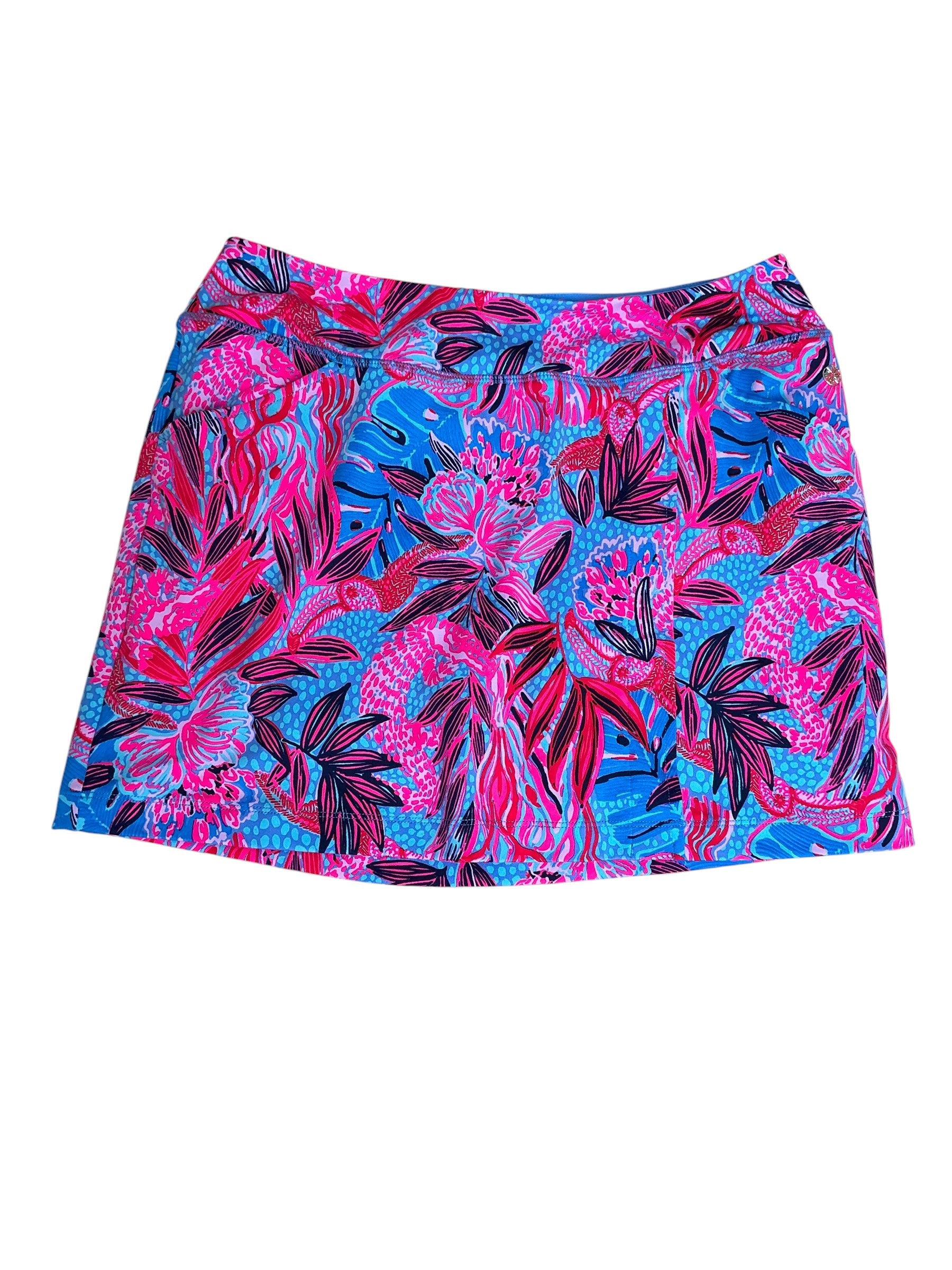 Lilly Pulitzer  NWT Semana Skort UPF 50+ Ruby Red Wild Times - Size L
