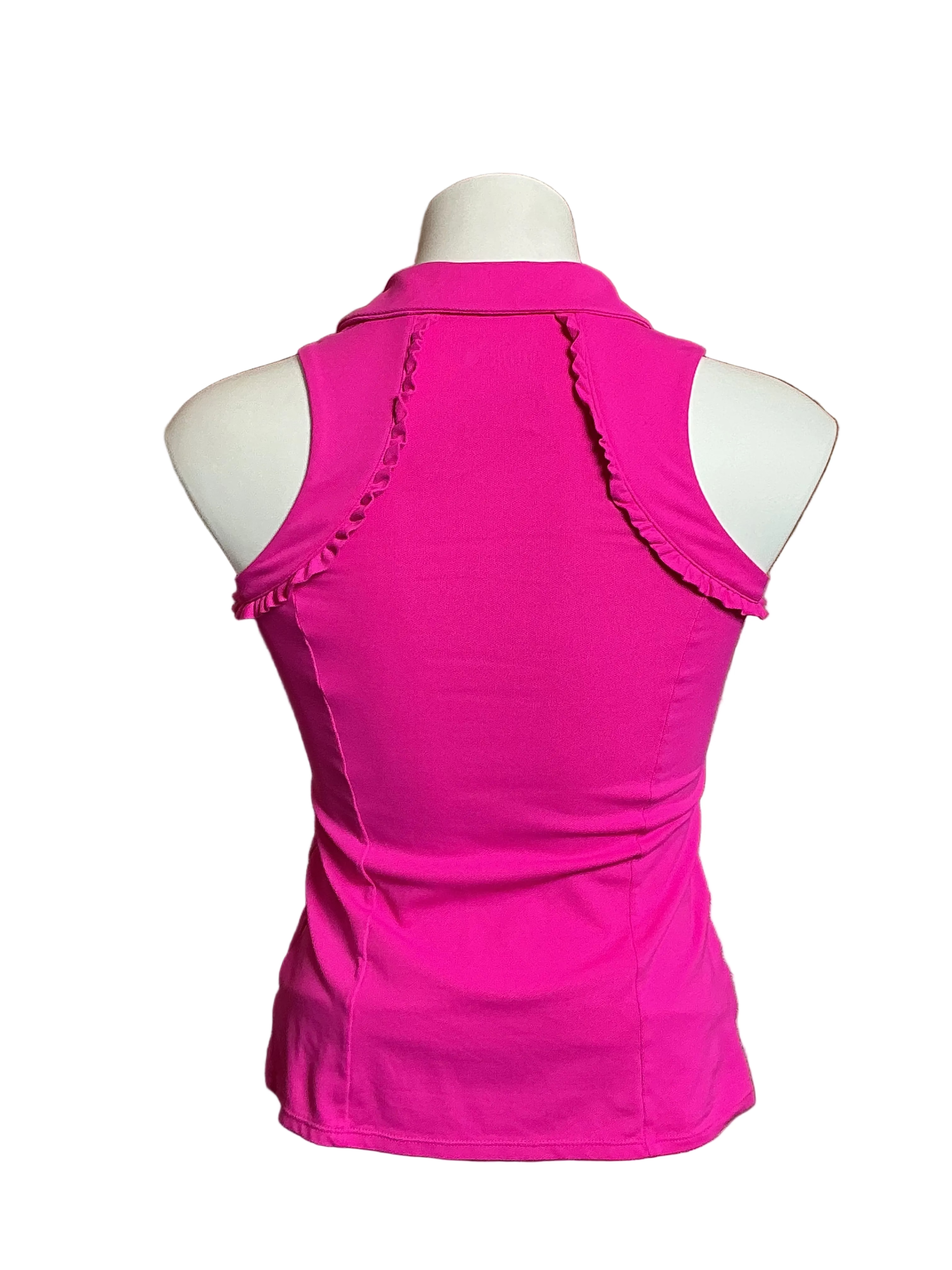 Lilly Pulitzer Martina Polo Top Pink - Size XXS