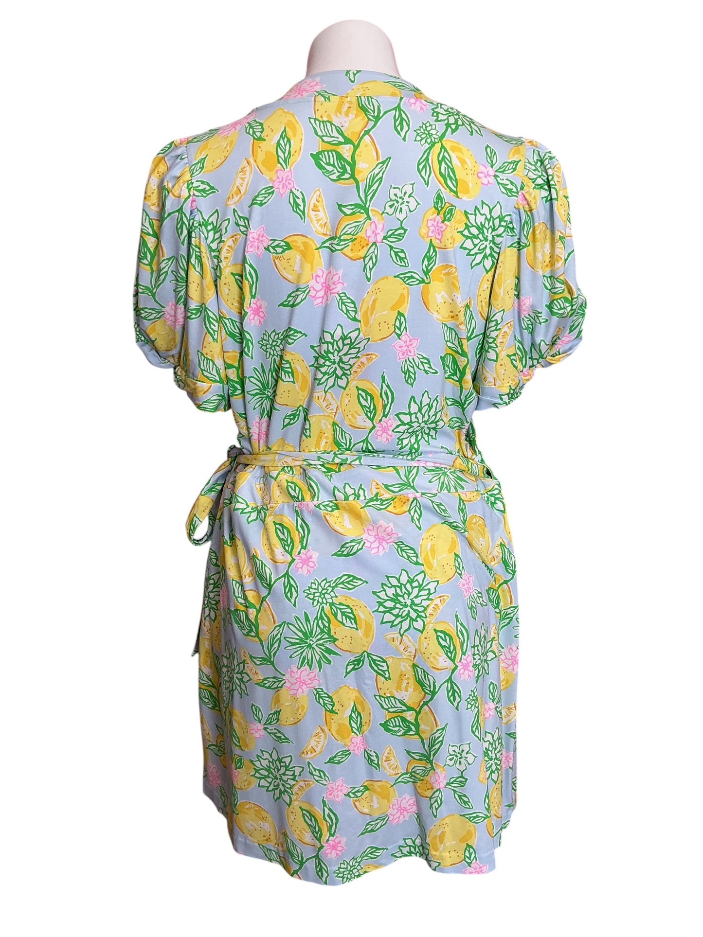 Lilly Pulitzer NWT Sailynn Short-Sleeve Bluette Make Lemonade - Size XL