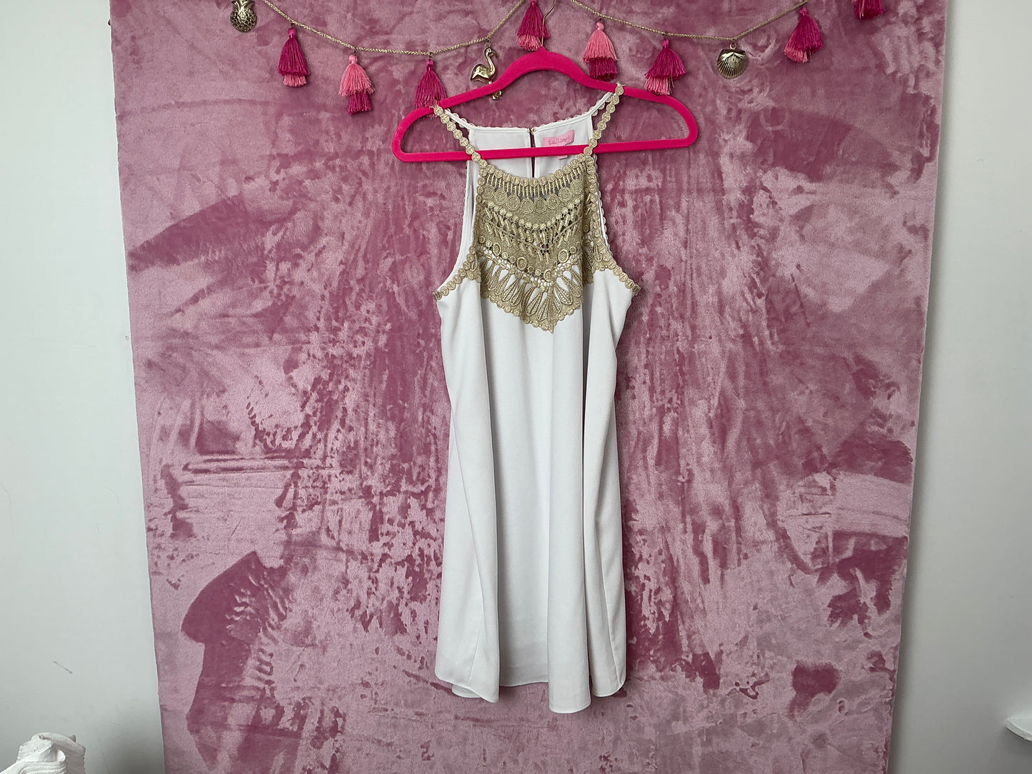 Lilly Pulitzer Dress NWT - Pearl Soft Shift - Resort White - Size 12