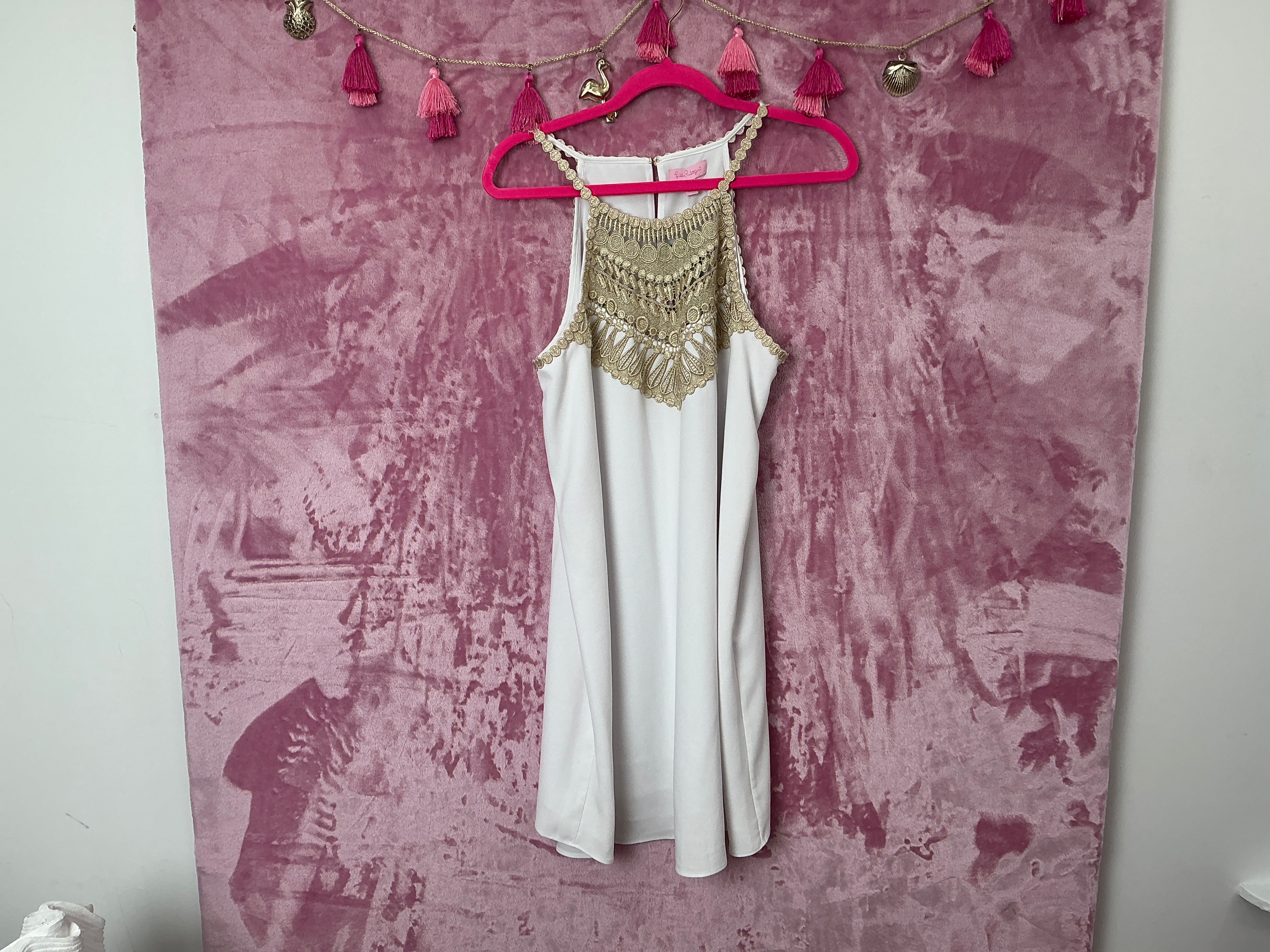 Lilly Pulitzer Dress NWT - Pearl Soft Shift - Resort White - Size 12