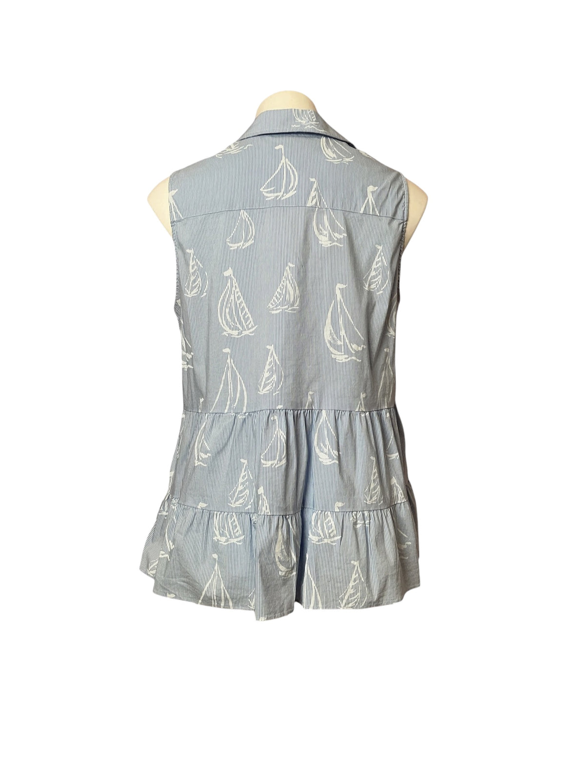 Lilly Pulitzer Breah Sleeveless Button Down Shirt - Size 10
