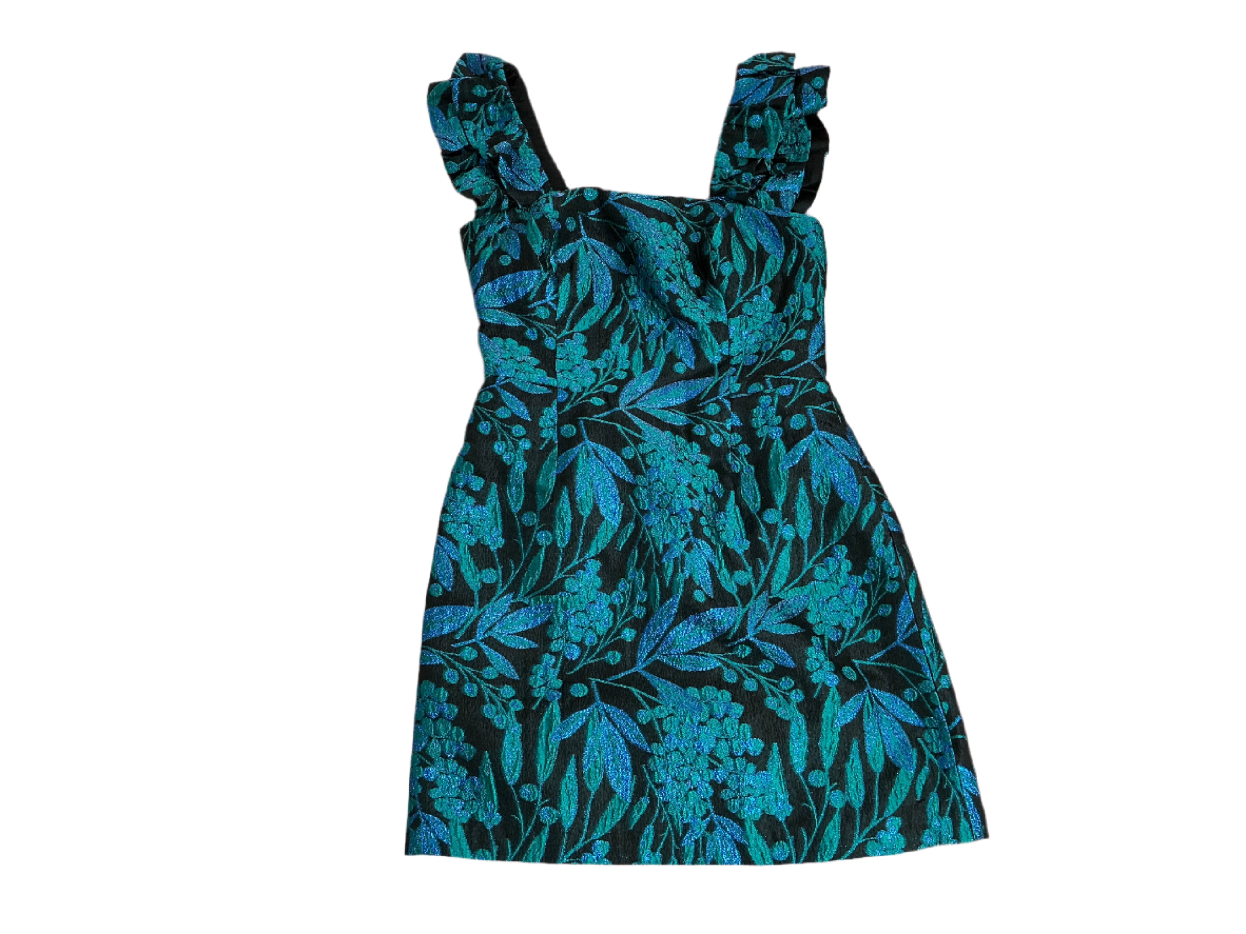 Lilly Pulitzer Lolina Brocade Romper - Deep Lagoon Berry Wild Metallic - NWT - Size 00