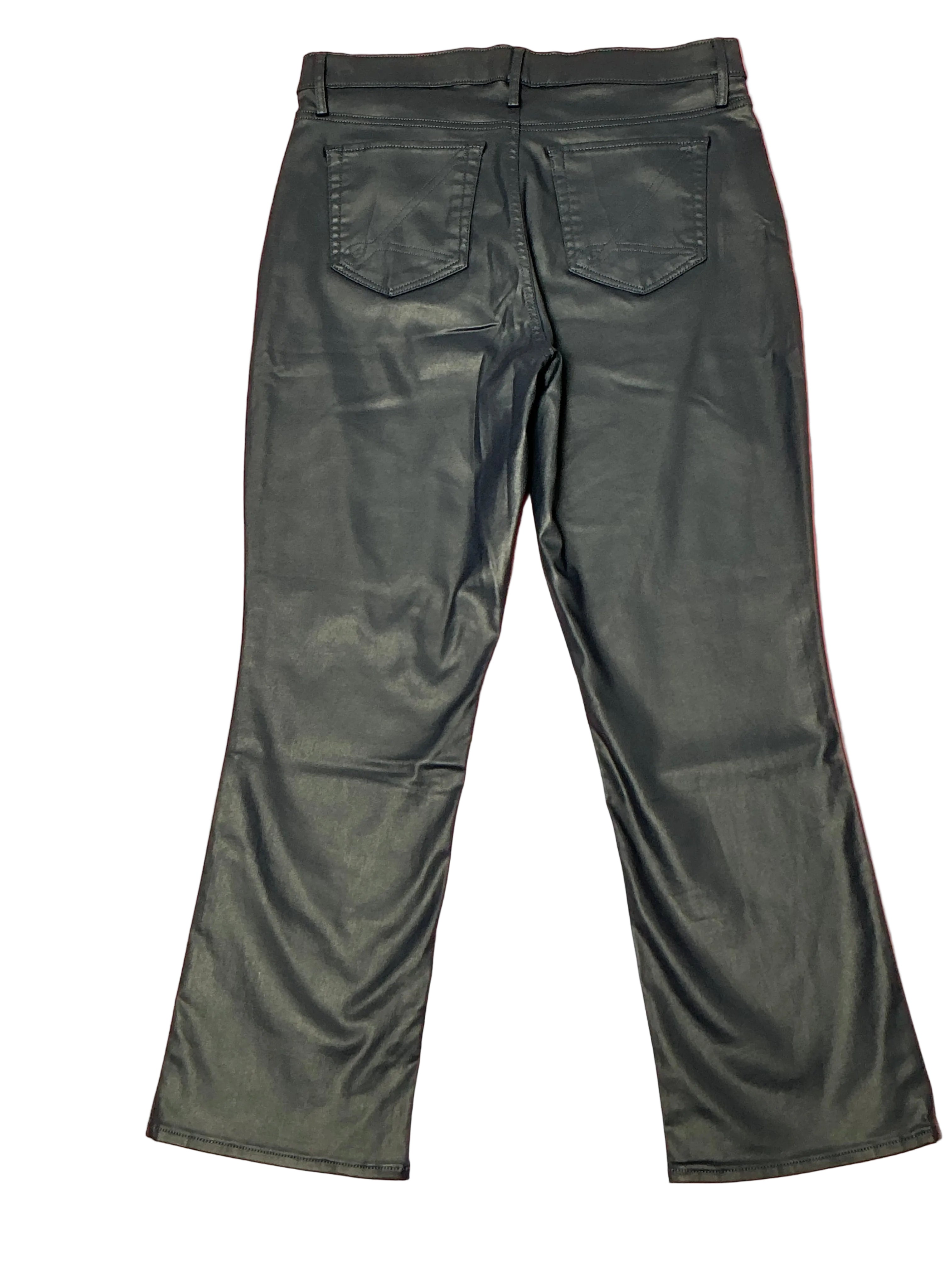 Lilly Pulitzer 28” Liza Coated Crop Flare Jean - Low Tide Navy - Size 12