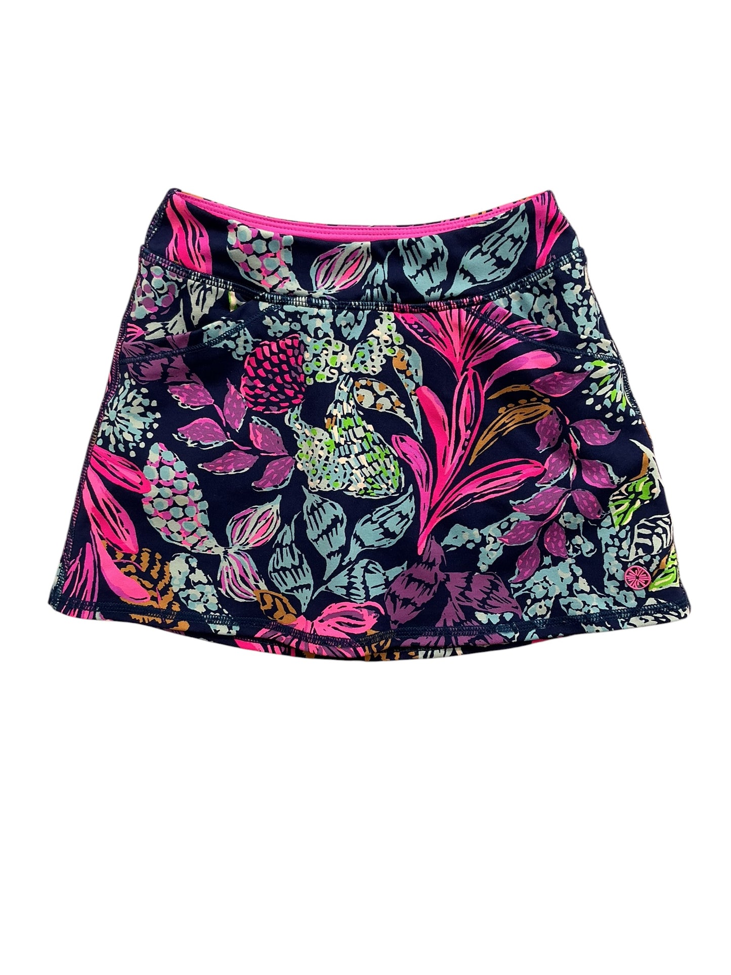 Lilly Pulitzer Kids Girls Mini Maryana Skort Calypso Coast - Size S 4-5