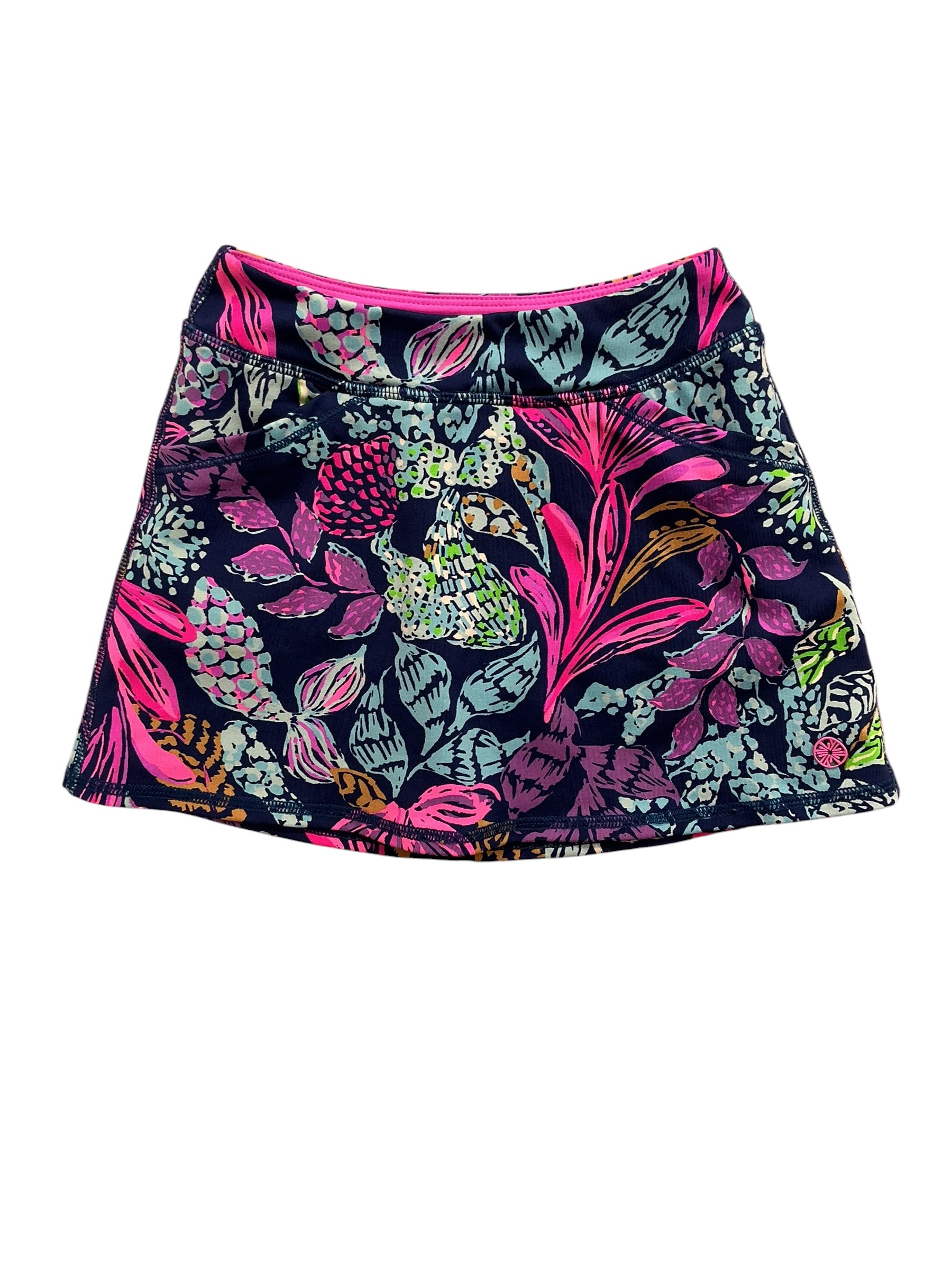 Lilly Pulitzer Kids Girls Mini Maryana Skort Calypso Coast - Size S 4-5
