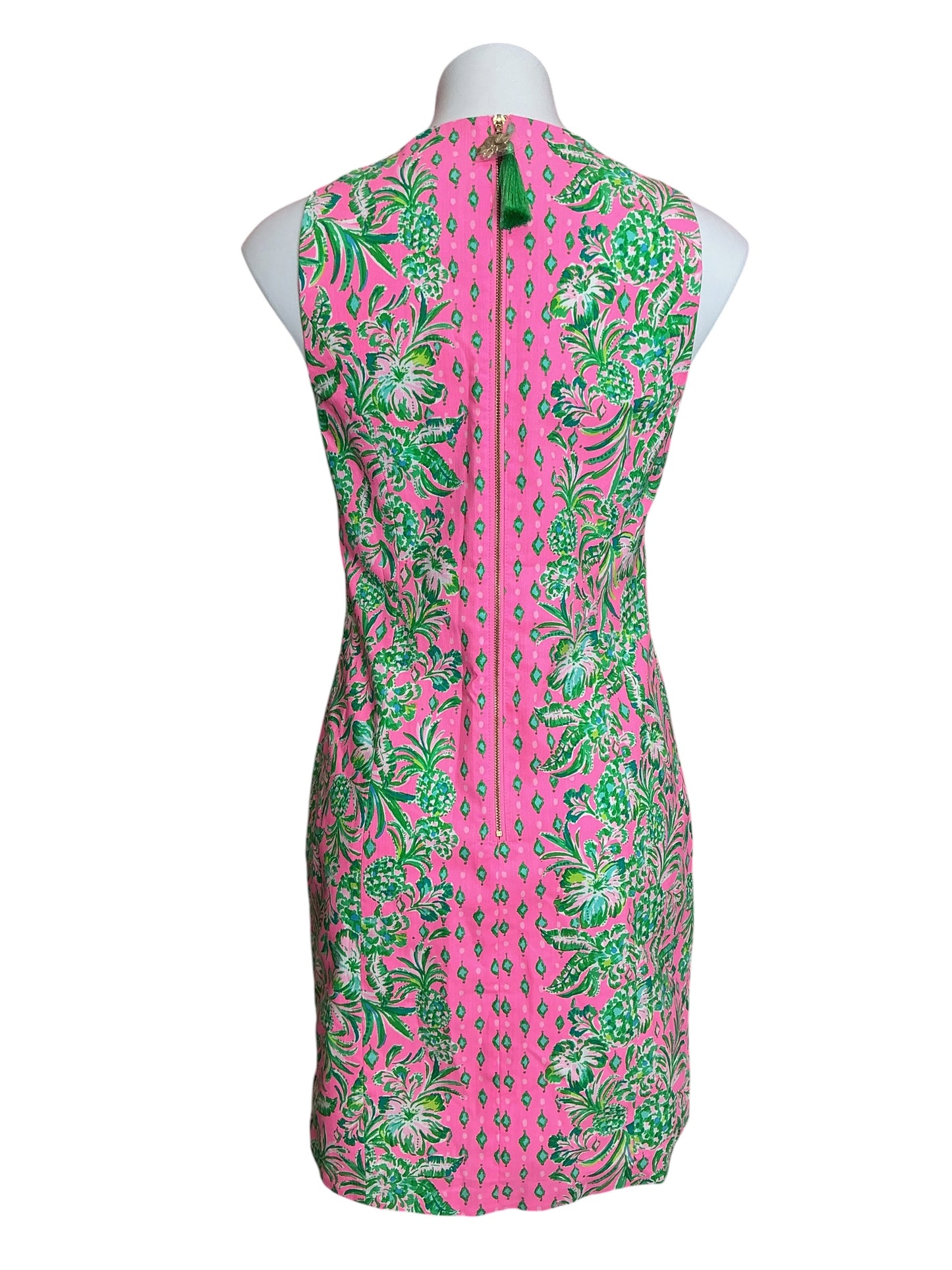 Lilly Pulitzer Mila Shift Dress Pink Shandy Oh Diamond Girl - Size 4