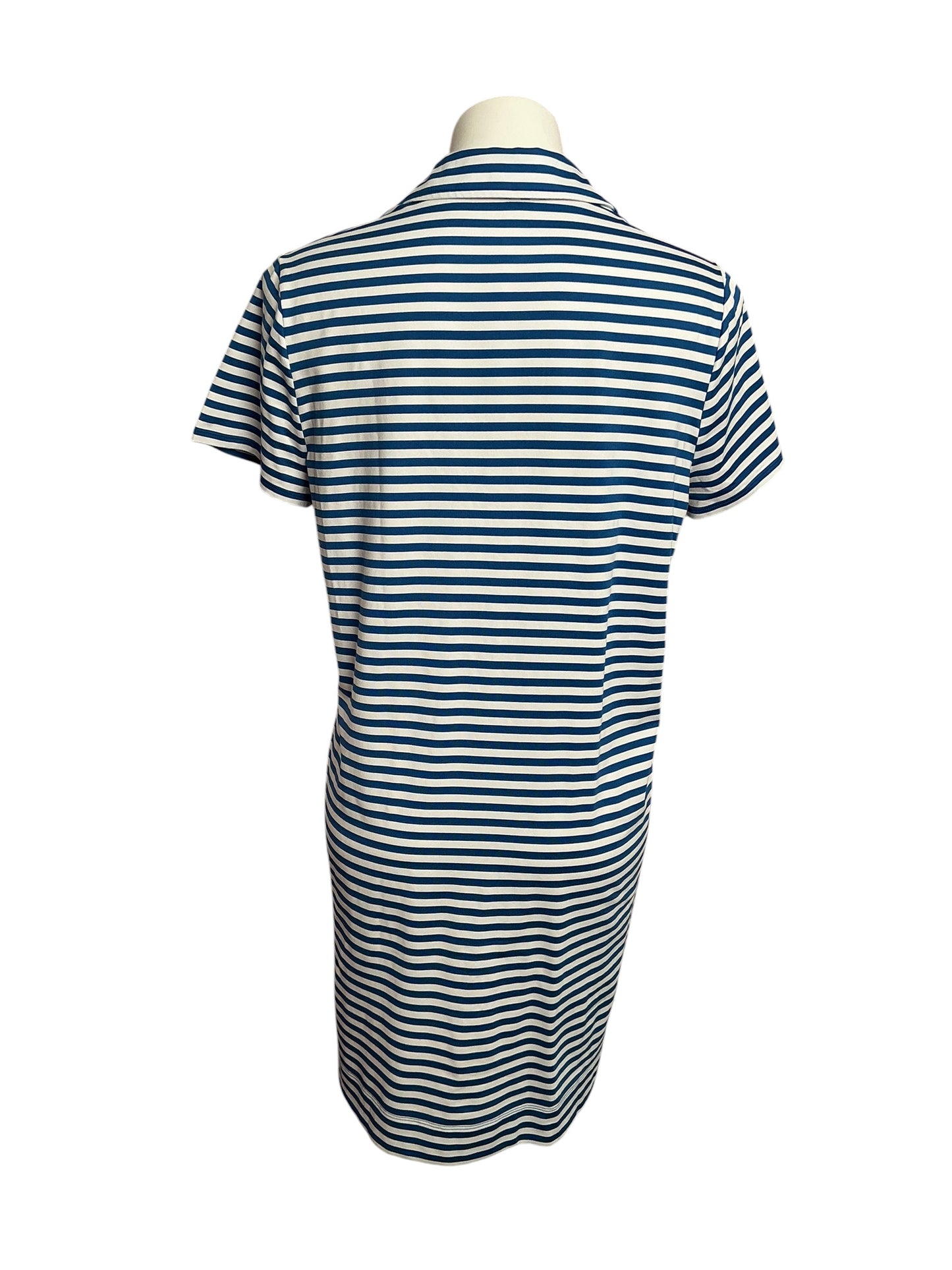Lilly Pulitzer Dune Short Sleeve Dress Barton Blue St. Tropez Stripe - Size XS