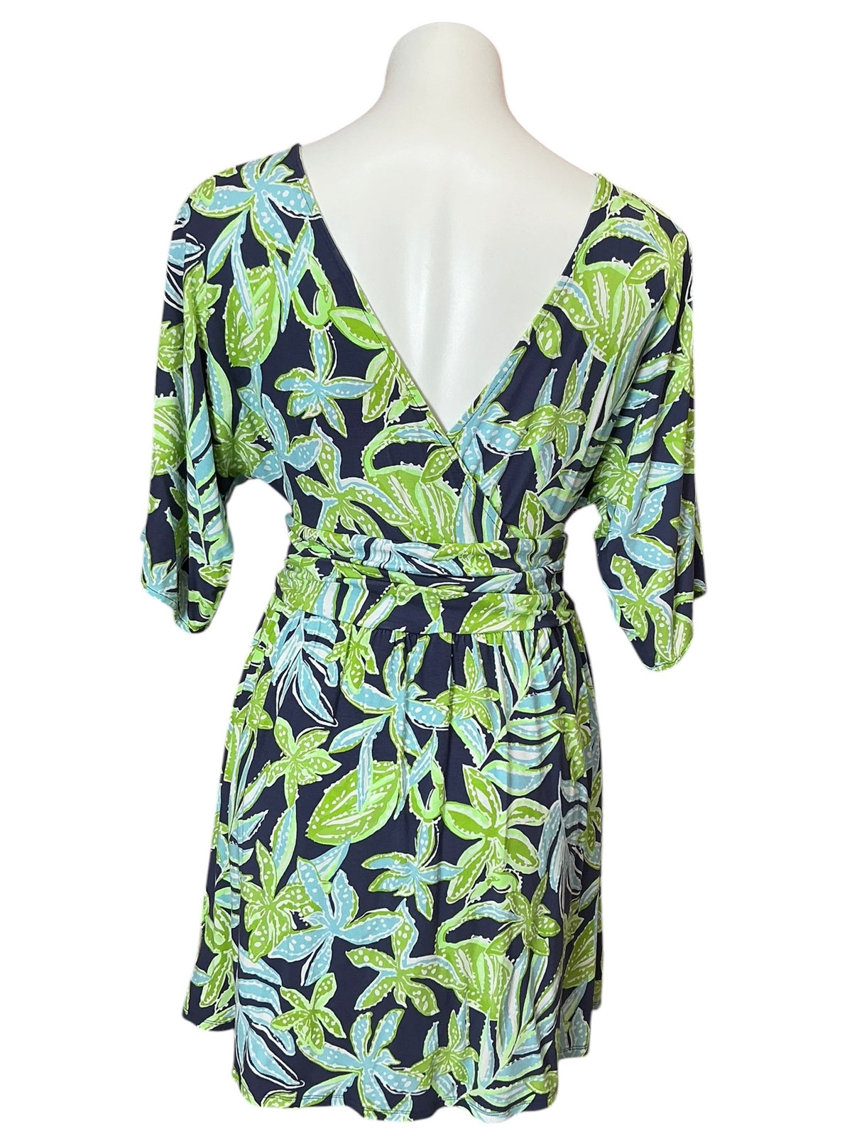 Lilly Pulitzer Parigi Skort Romper Sapphire Pool Tropical Tango - Size M