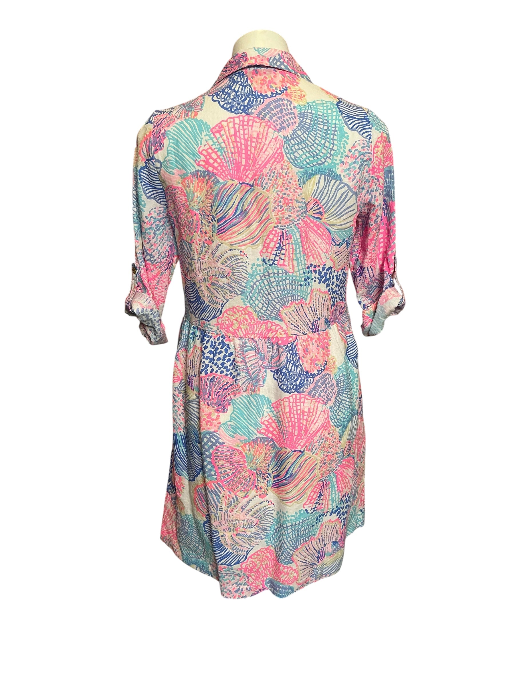 Lilly Pulitzer NWT Sharla Dress Multi Roar Of The Seas - Size XS