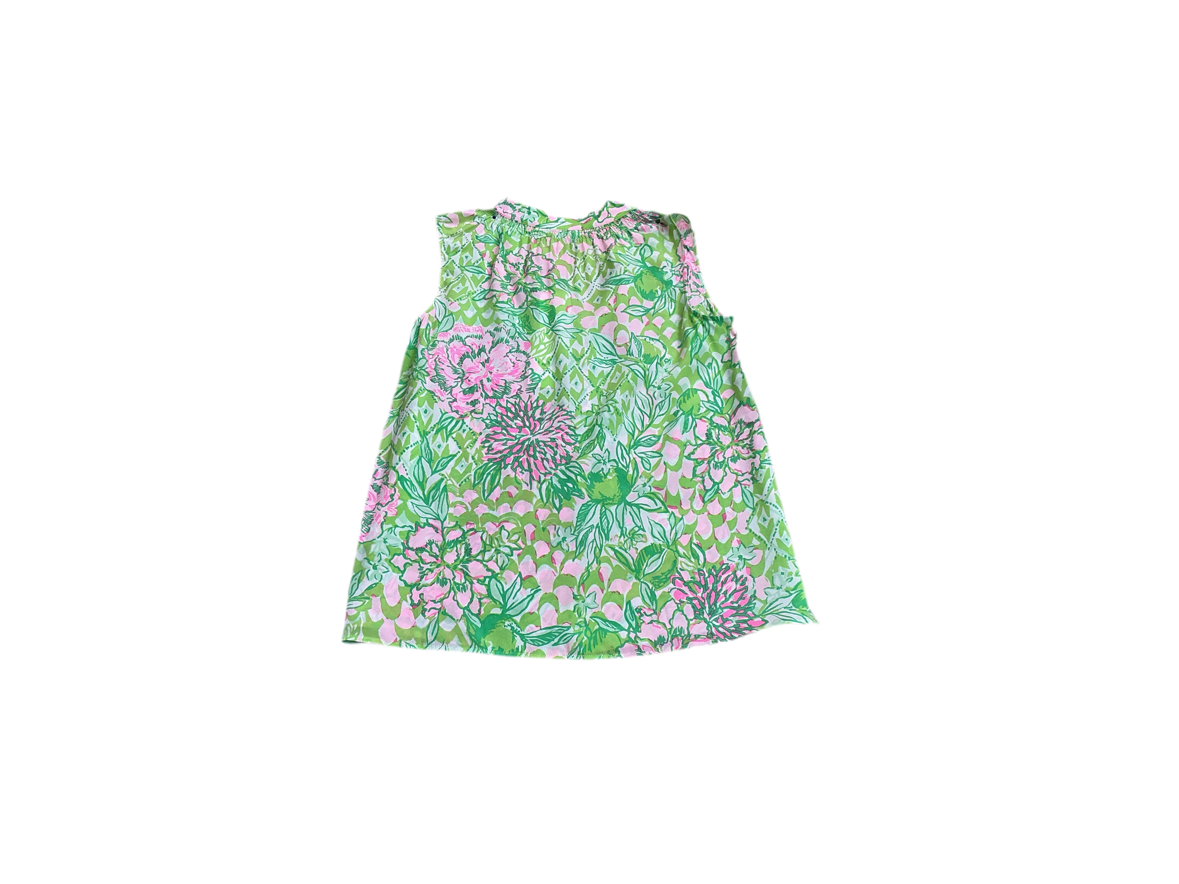 Lilly Pulitzer NWT - Elsa Top - Fauna Green - Lime Feeling Good - Size S