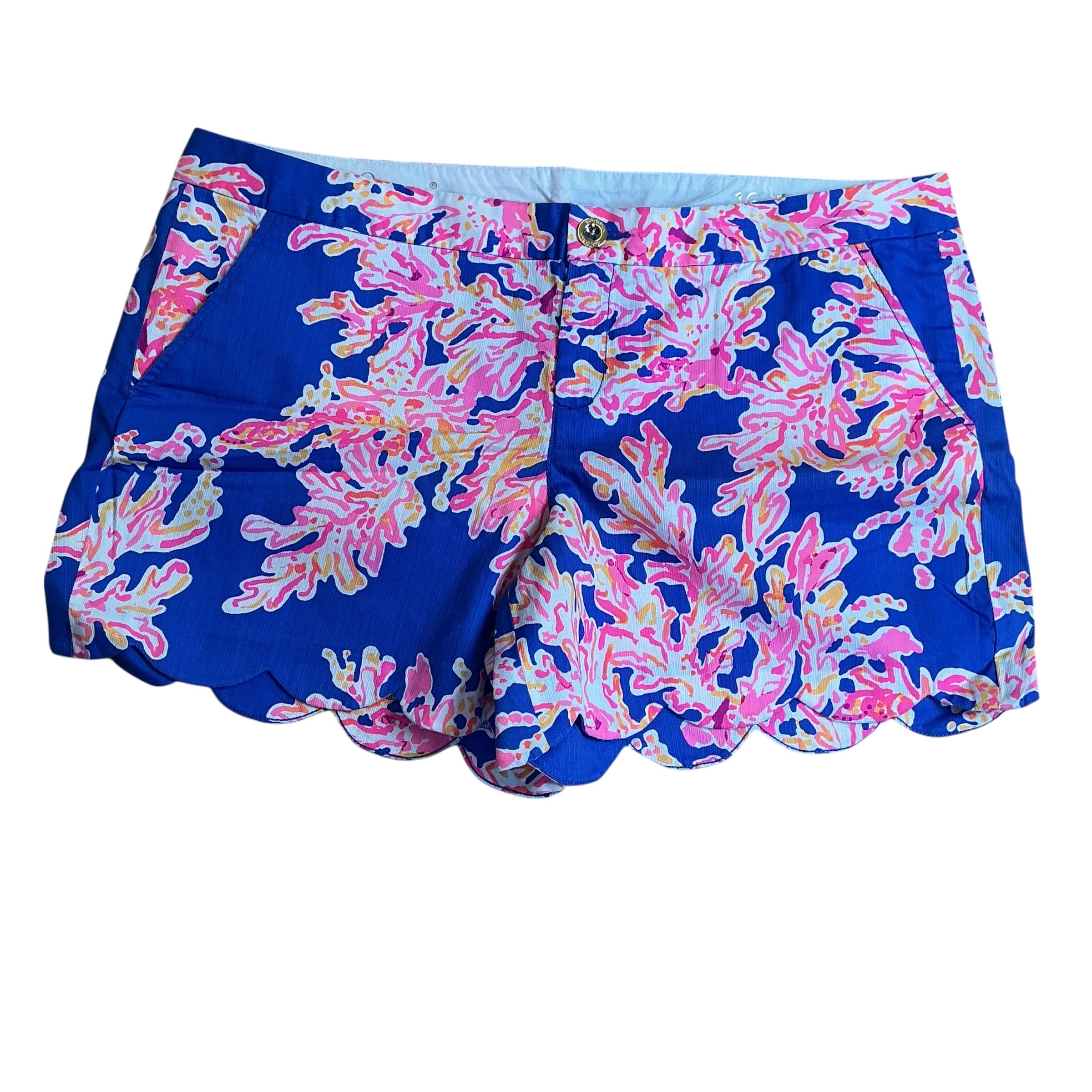Lilly Pulitzer NWT Buttercup Short Brilliant BL It’s Electric - Size 16