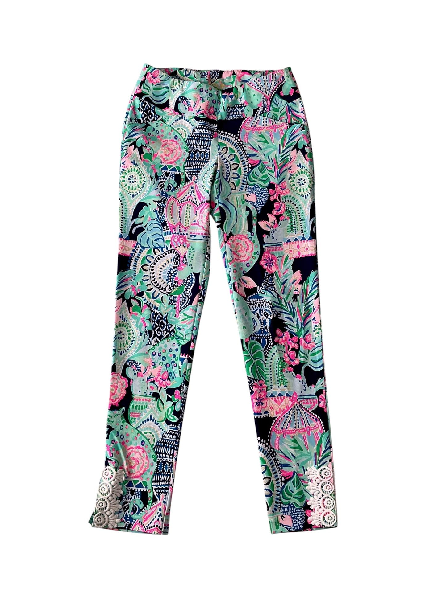 Lilly Pulitzer Luxletic Corso Pants Lookin Sharp - Size 0