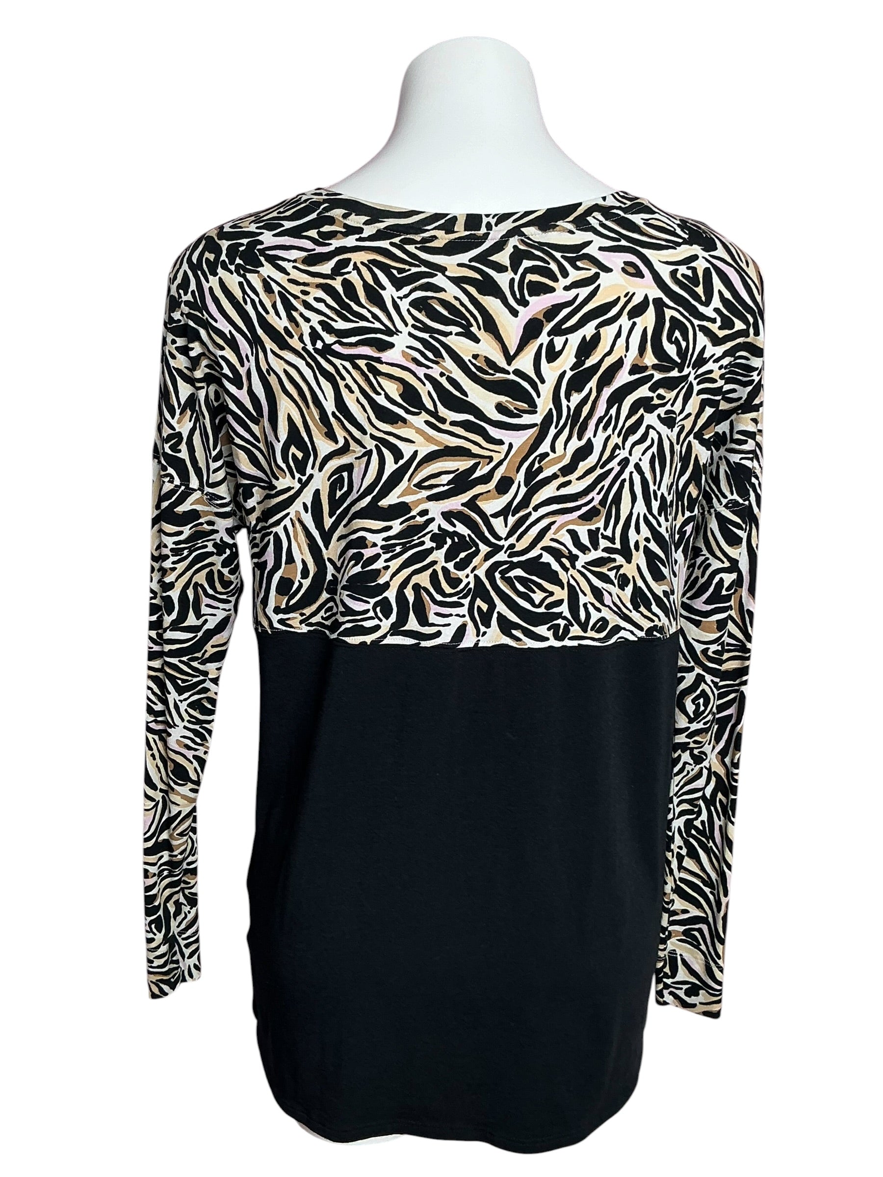 Lilly Pulitzer Finn Top Onyx Can You Zee Me - Size M