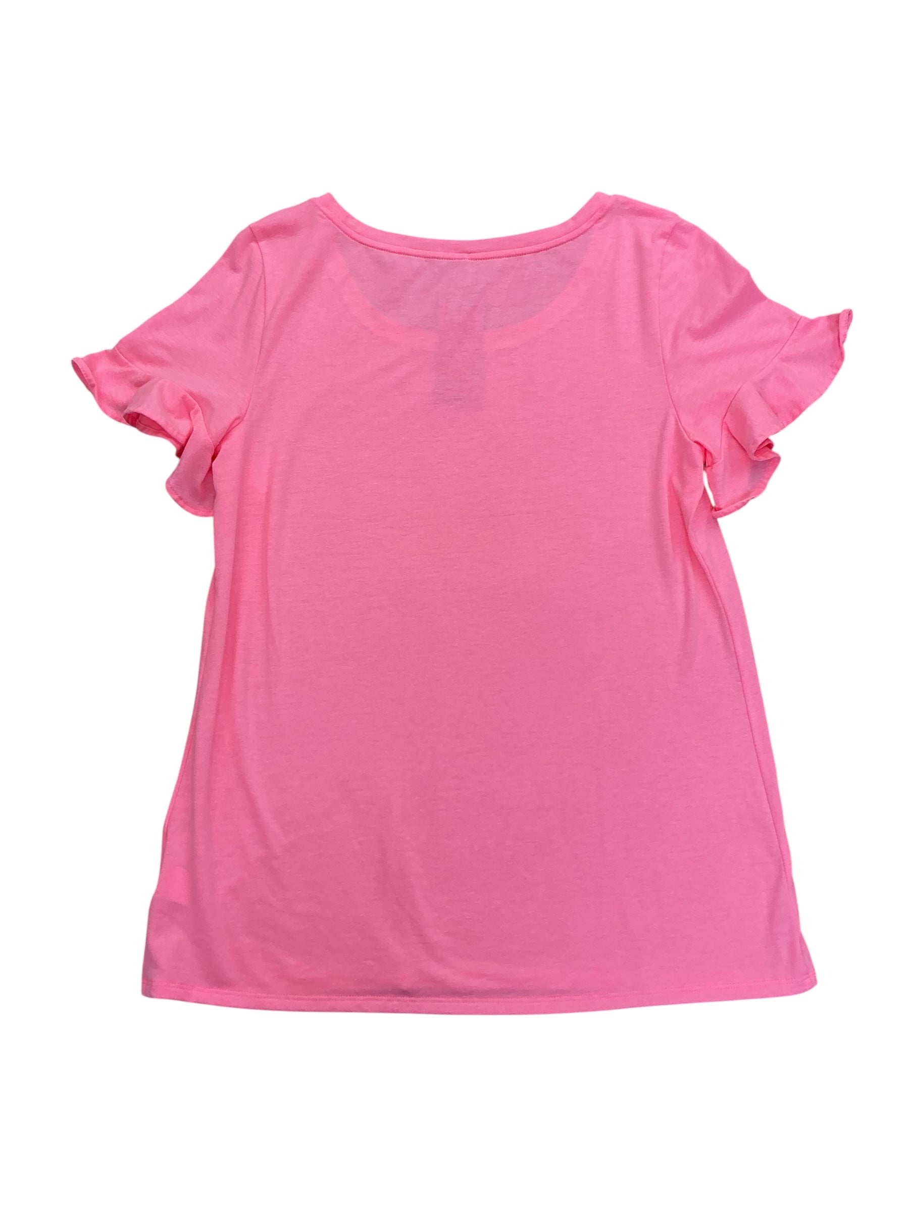 Lilly Pulitzer Meredith Tee Top Mandevilla Pink - Size M