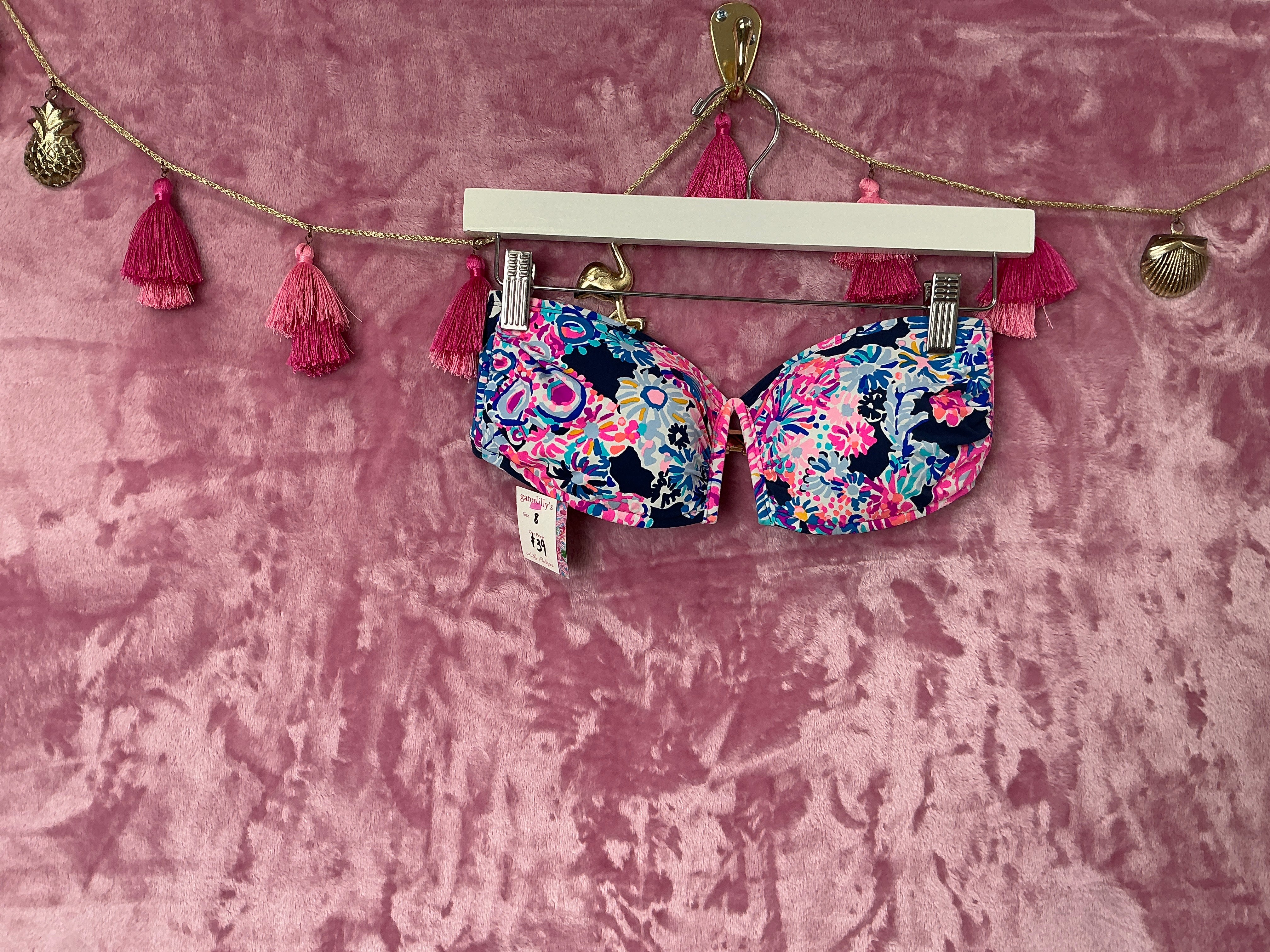 Lilly Pulitzer Bikini Top - Size 8