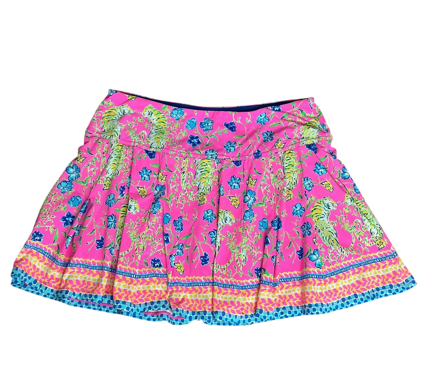 Lilly Pulitzer UPF 50+ Luxletic Annora Skort Prosecco Pink Tigress Garden - Size S