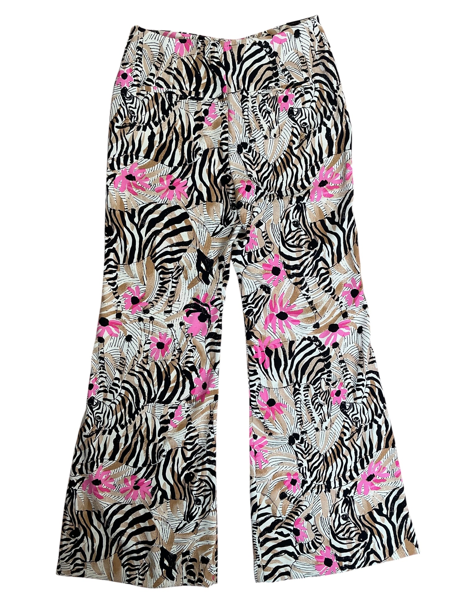 Lilly Pulitzer NWT Polyanna Palazzo Pants Rutabaga El Morocco - Size 6