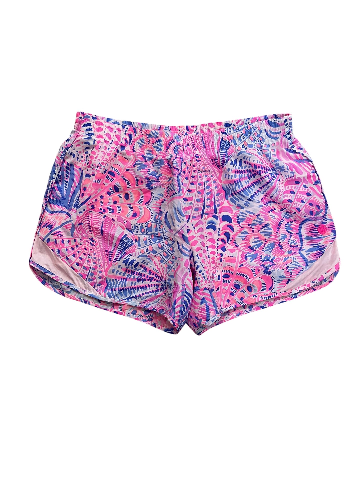 Lilly Pulitzer Luxletic Ocean Trail Shorts Raz Berry See You Soon - Size XS