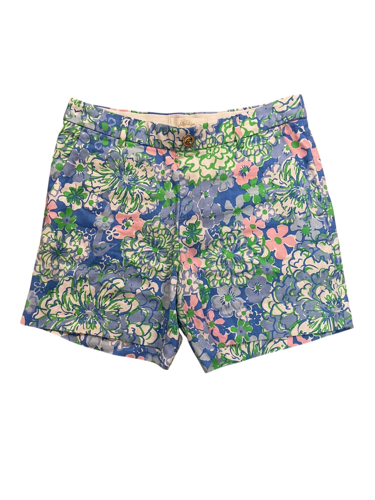 Lilly Pulitzer Natia Knit Shorts Blossom Views - Size S