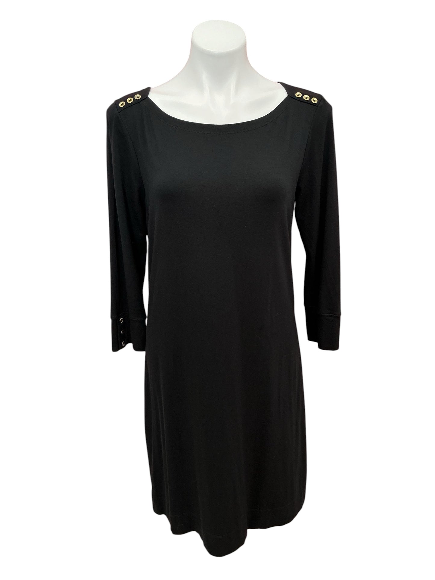 Lilly Pulitzer Long Sleeve Sophie Dress Onyx Black - Size L