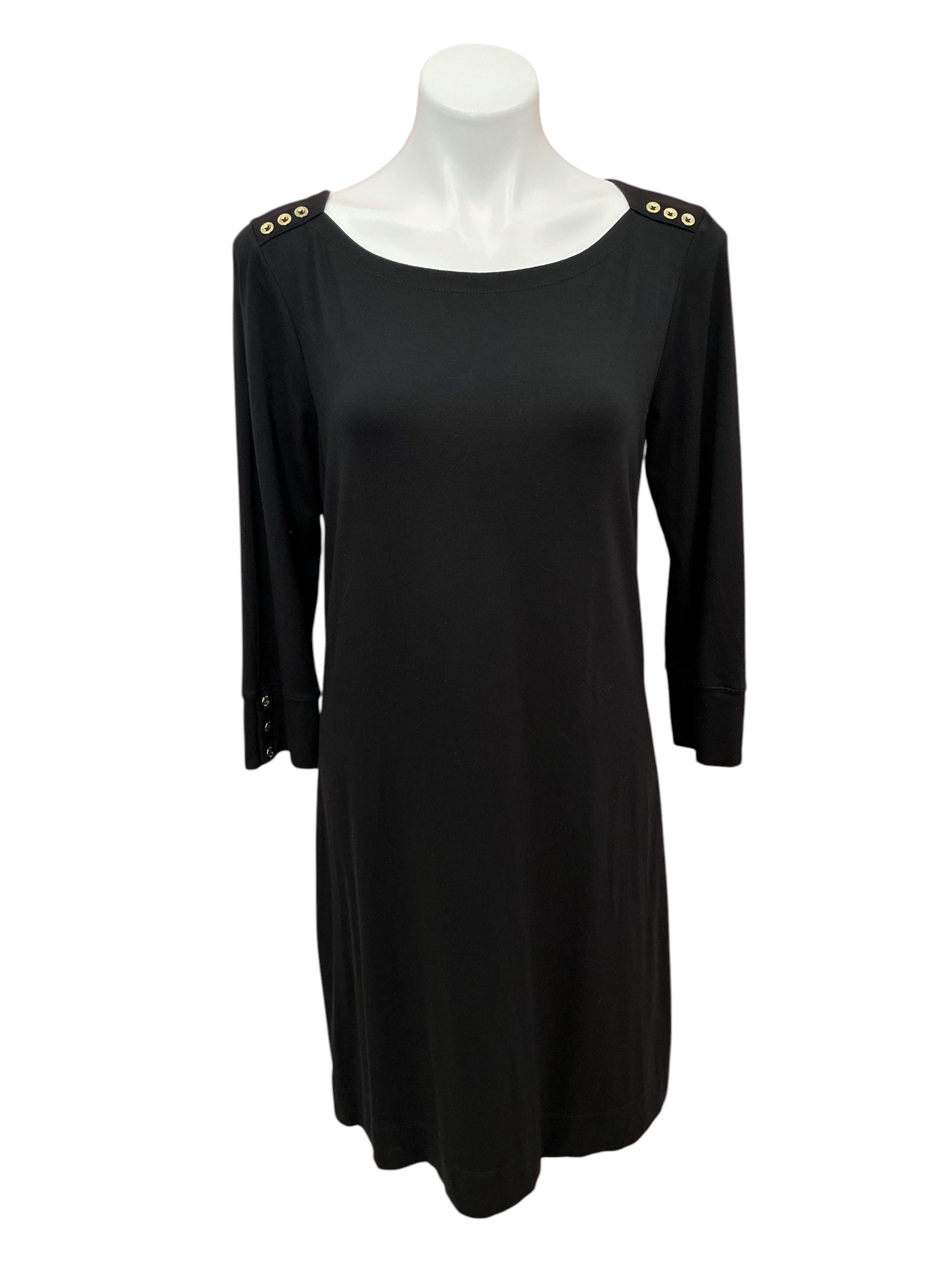 Lilly Pulitzer Long Sleeve Sophie Dress Onyx Black - Size L