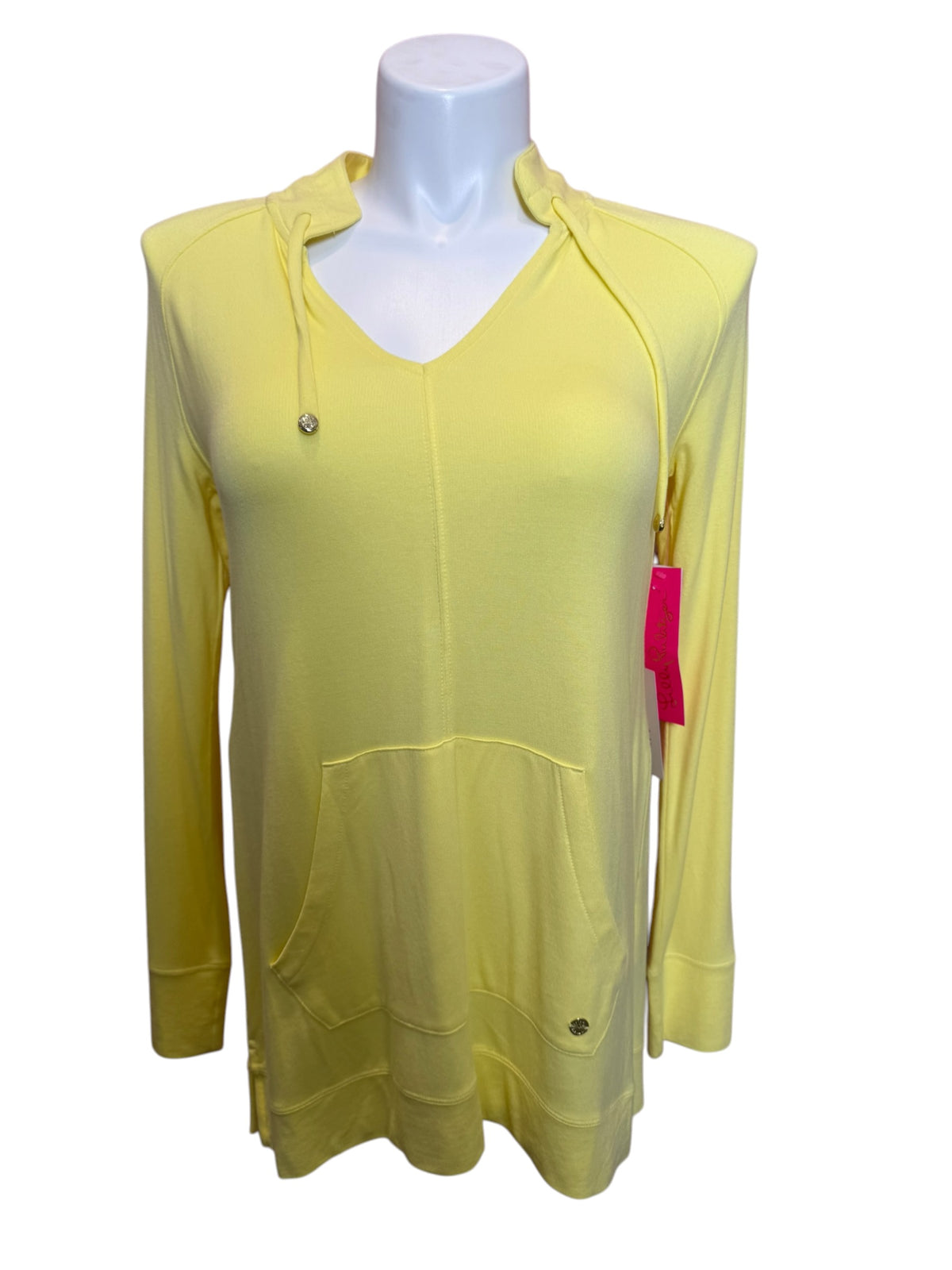 Lilly Pulitzer NWT Cassi Popover Watch Hill Yellow - Size M