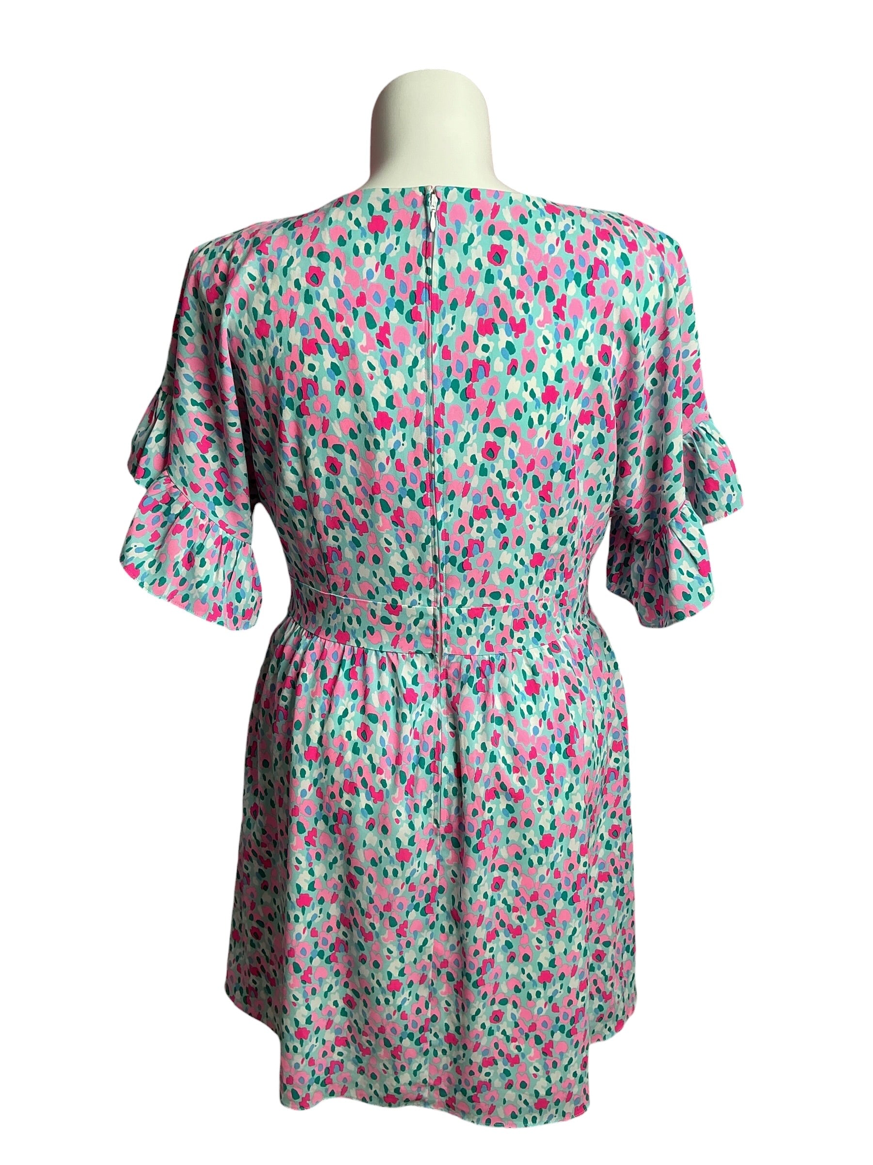 Lilly Pulitzer- NWT Blaire Stretch Dress Multi Hottie Dottie Size 16