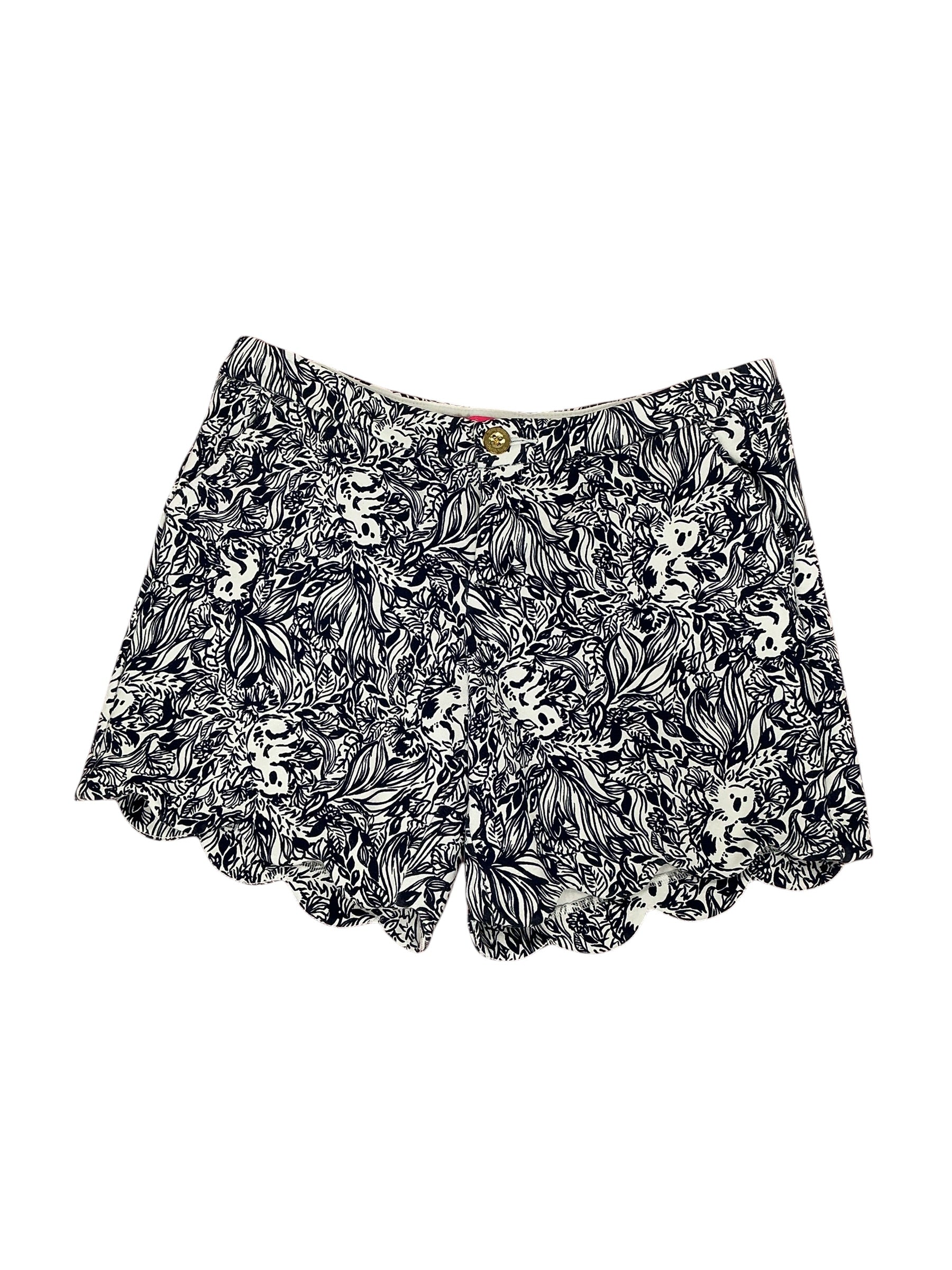 Lilly Pulitzer Darci Knit Shorts G'day Mate - Size 8