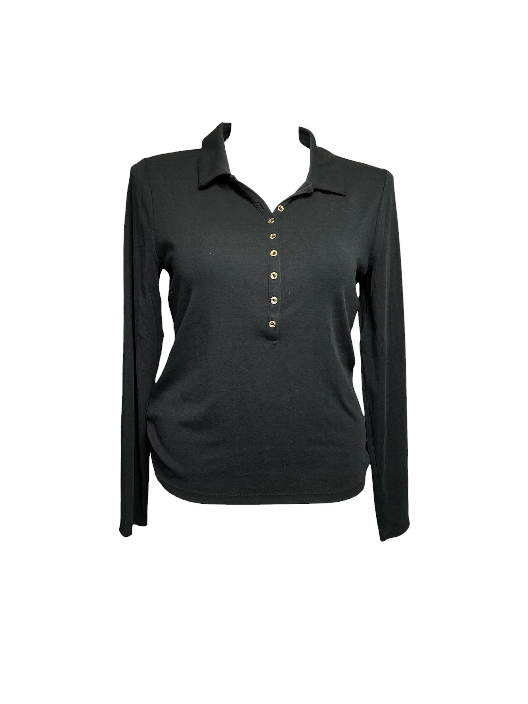 Lilly Pulitzer Reema Long Sleeve Top - Onyx - Size XL