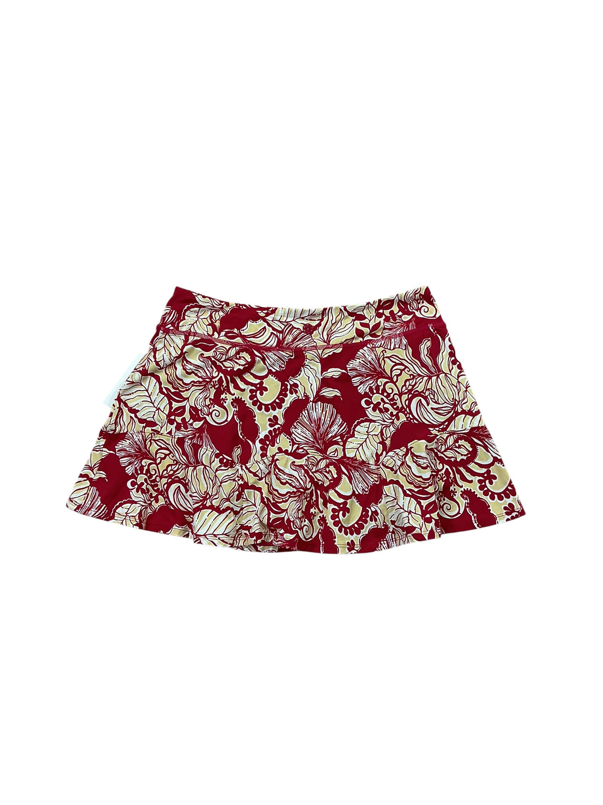Lilly Pulitzer UPF 50+ Luxletic Corrine Skort Poinsettia Red Island Vibes - Size M