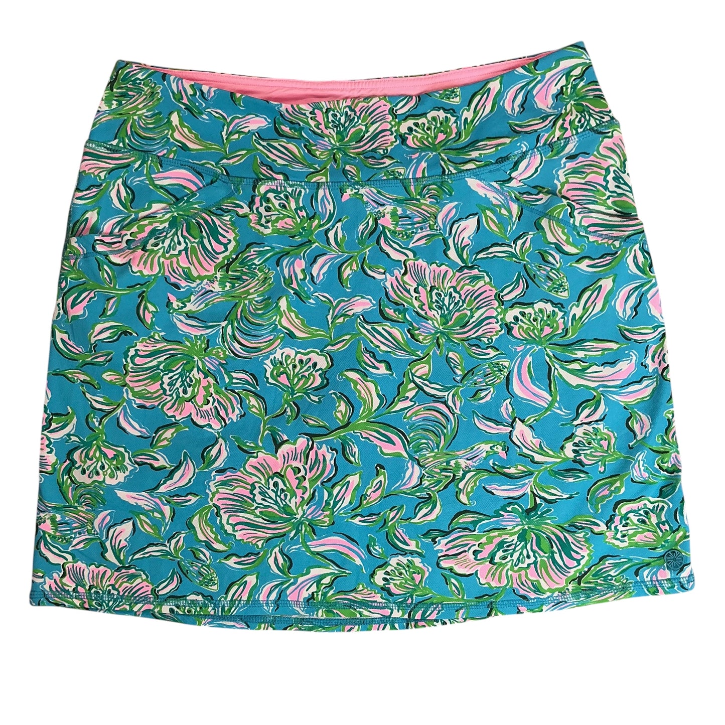 Lilly Pulitzer NWT Maryana Skort UPF 50+ Cumulus Blue Chick Magnet - Size M