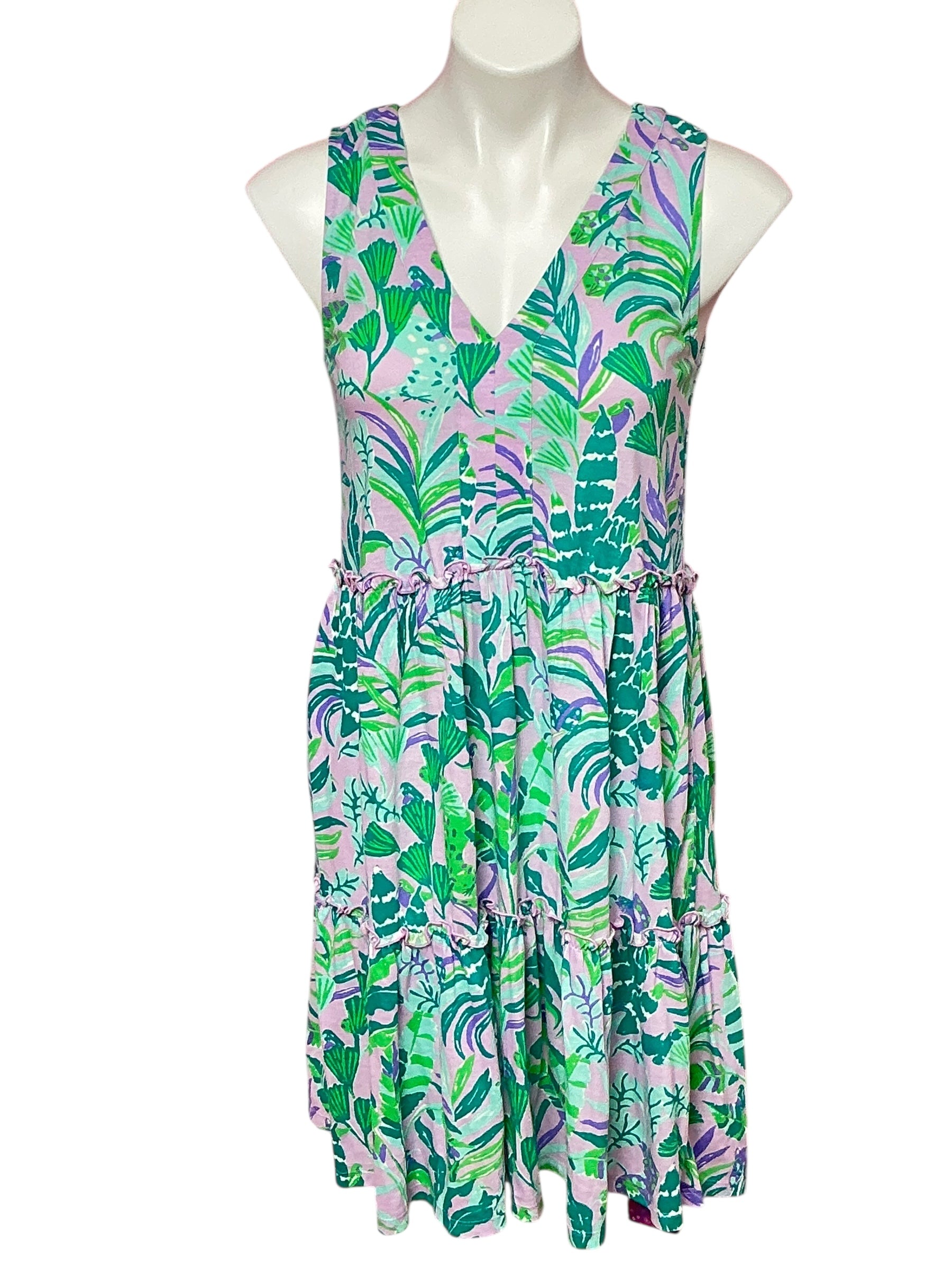 Lilly Pulitzer Lorina Swing Dress - Purple Iris On The Chase - Size XS