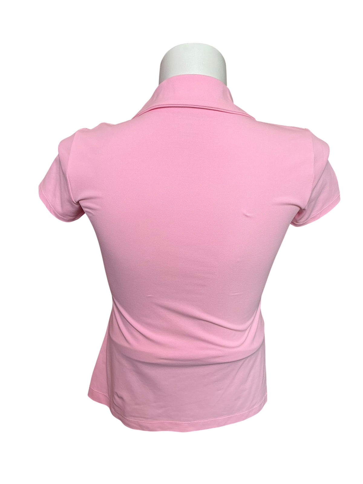 Lilly Pulitzer NWT Frida Scallop Polo UPF 50+ Conch Shell Pink - Size M