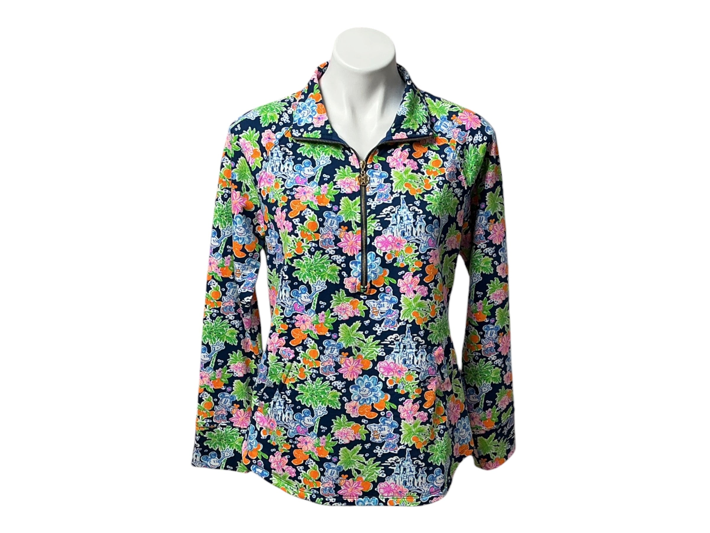 Lilly Pulitzer Lilly Loves Disney Aegean Navy Skipper Popover - Size M