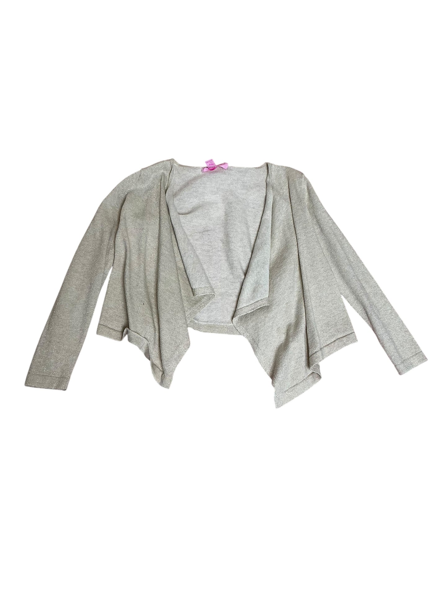 Lilly Pulitzer Girls Maleta Cardigan Metallic Gold - Size S