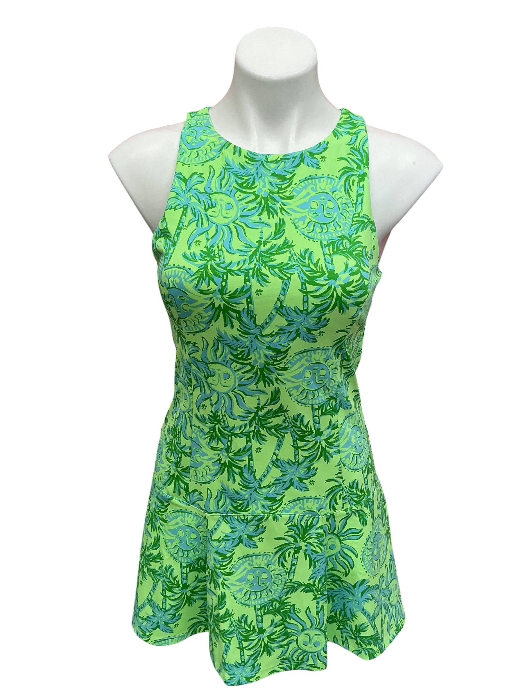 Lilly Pulitzer NWT Westley Active Dress UPF 50+ 2PC Set Cool Mint Catchin Rays - Size S