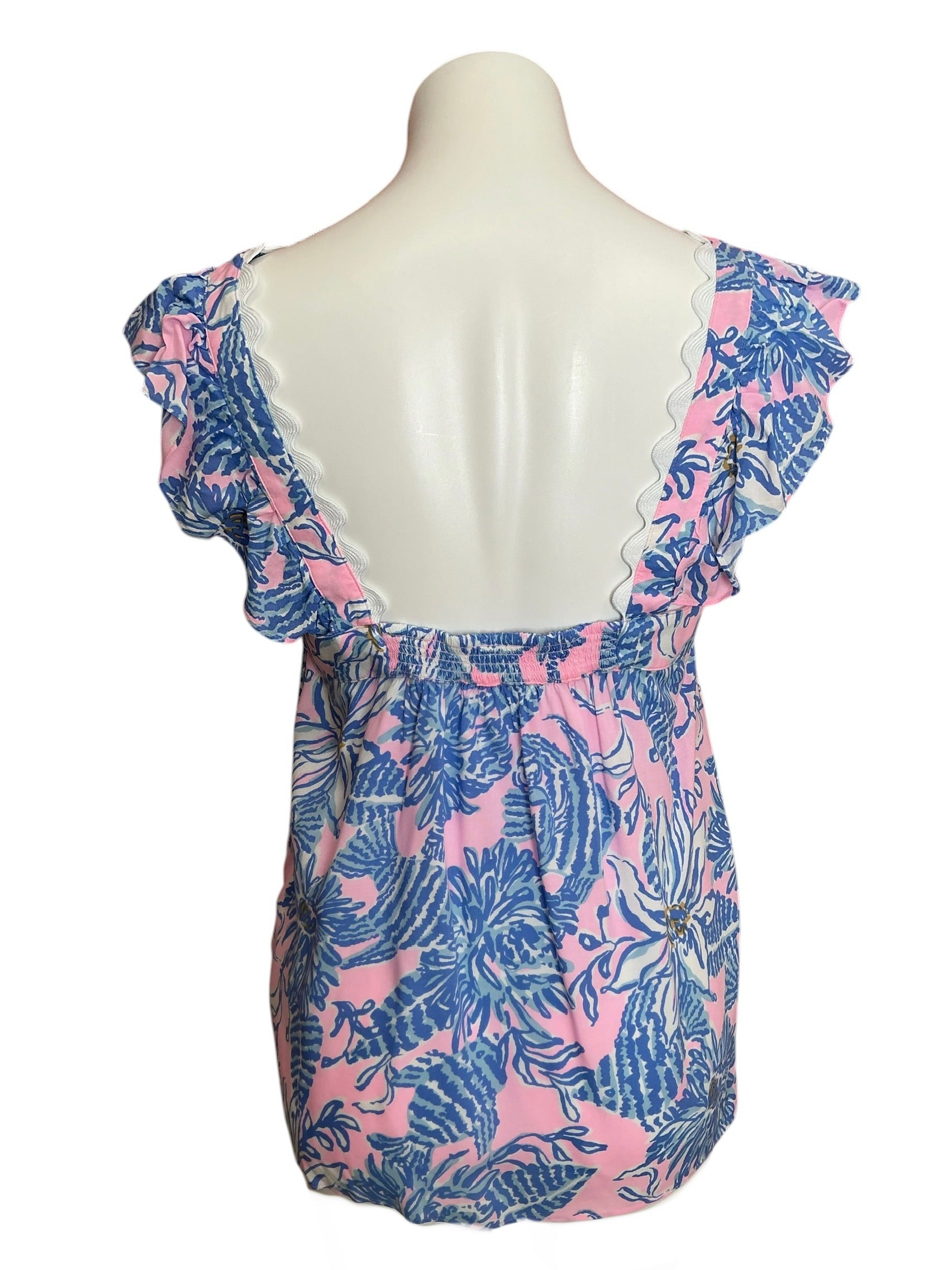 Lilly Pulitzer NWT Gyah Sleeveless Top Conch Shell Pink Up Scale - Size M