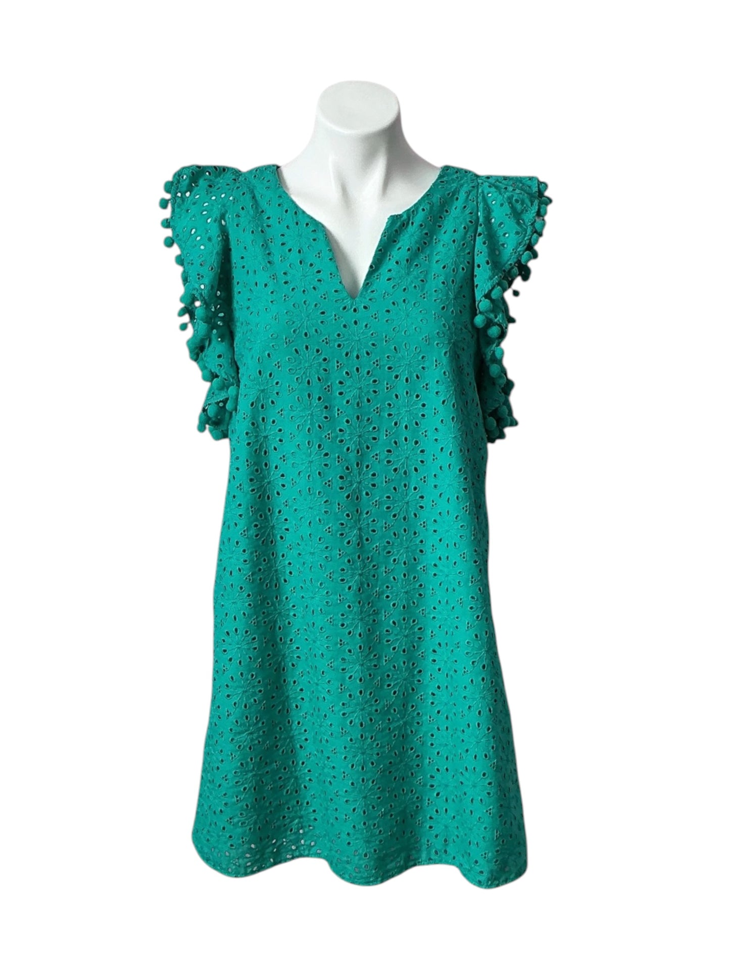 Lilly Pulitzer Astara Eyelet Dress Water Lilly Green - Size XS