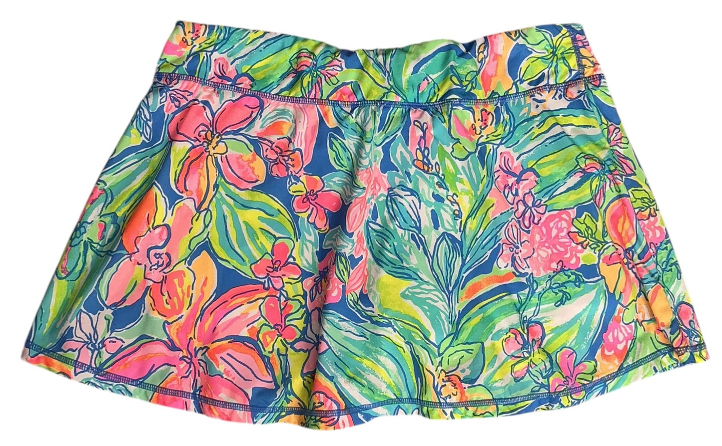 Lilly Pulitzer Luxletic Aila Skort Bennet Blue Surf Gypsea - Size M
