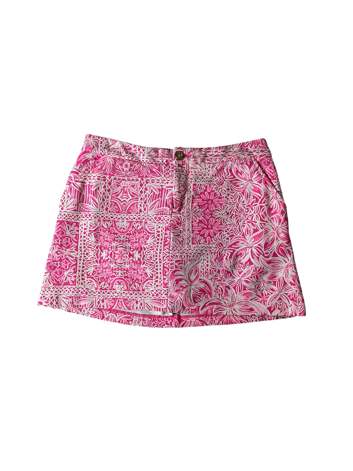 Lilly Pulitzer Colette Knit Skort Piñata Pink New Blooms on the Block - Size 4