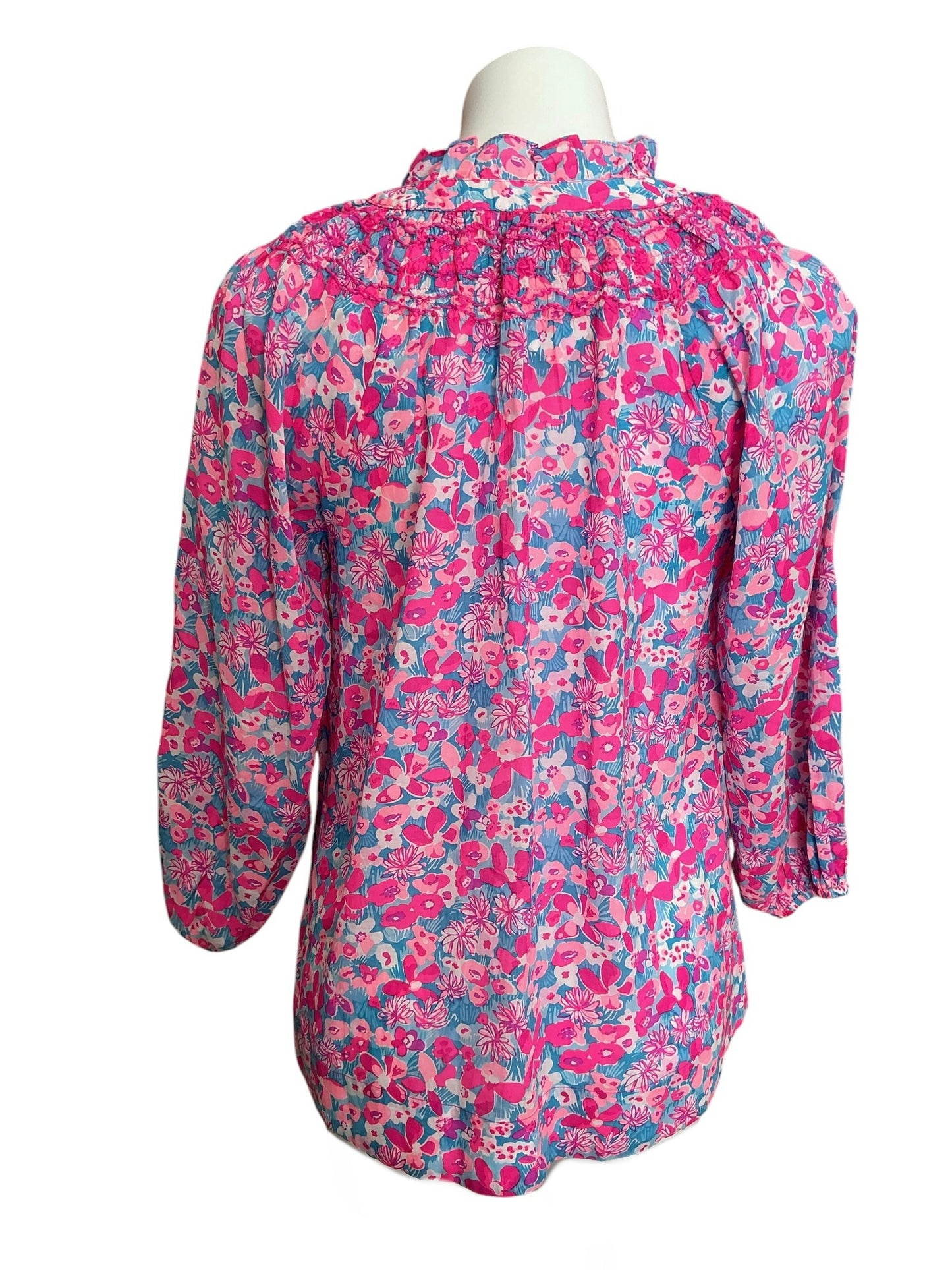 Lilly Pulitzer Elsa Top Aura Pink Baby Bloomer - Size XS